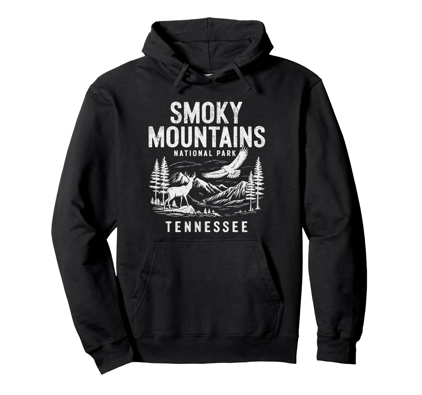Smoky Mountains National Park Wildlife Hoodie - Novelty Apparel Unisex - T-Shirt, Sweatshirt, Hoodie