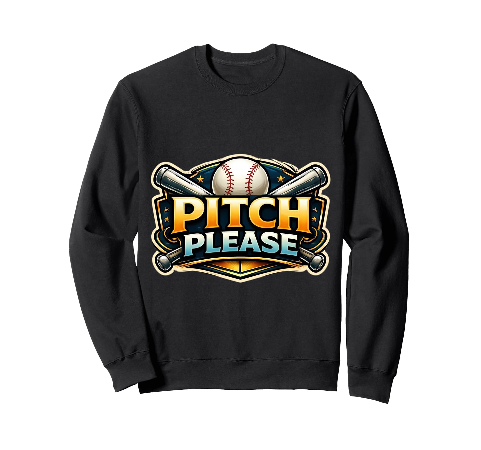 Pitch Please Funny Baseball Player Sweatshirt - Aesthetic Graphic Unisex - T-Shirt, Sweatshirt, Hoodie