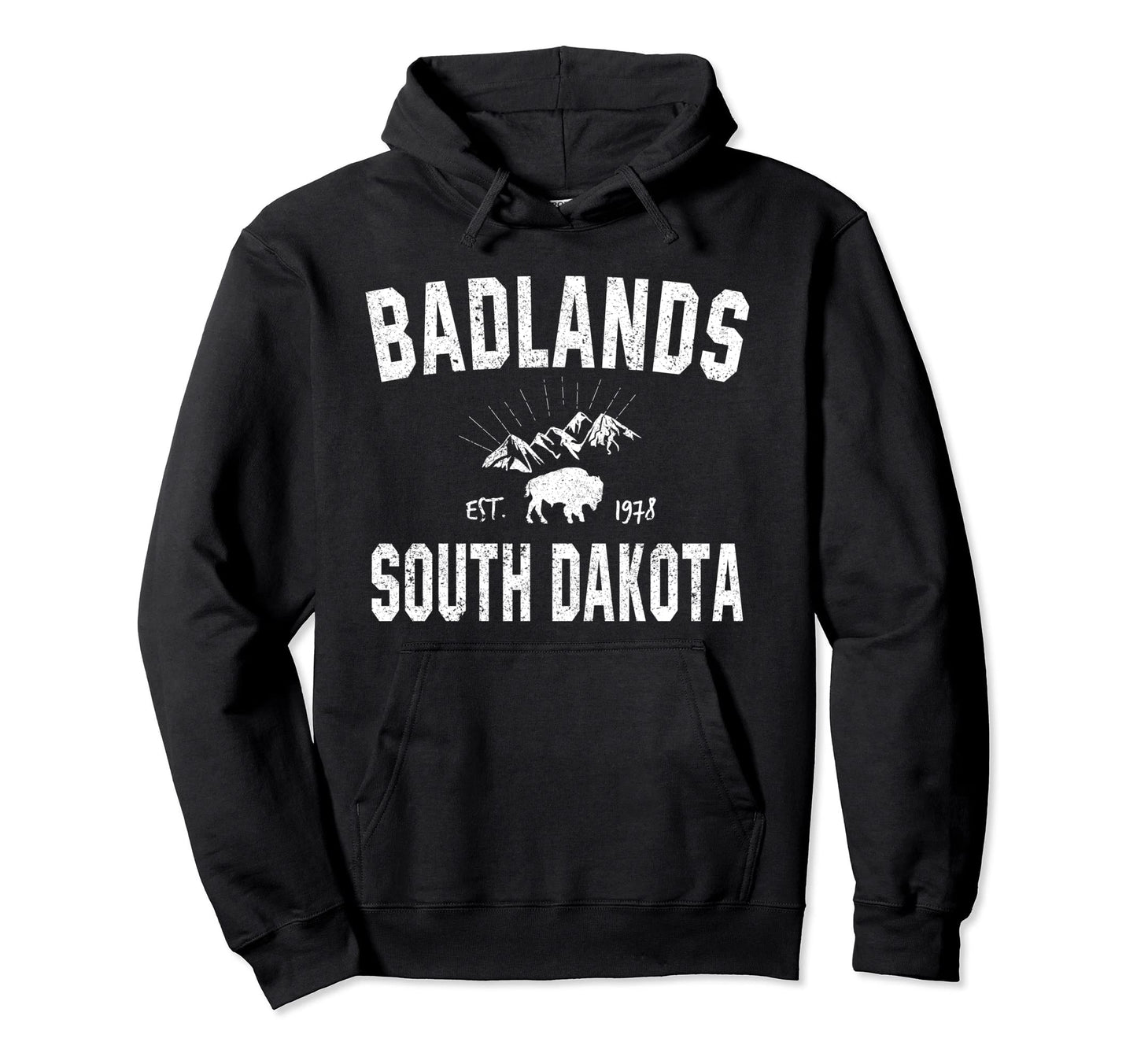 Badlands National Park Hiking South Hoodie - Fun Novelty Design Unisex - T-Shirt, Sweatshirt, Hoodie