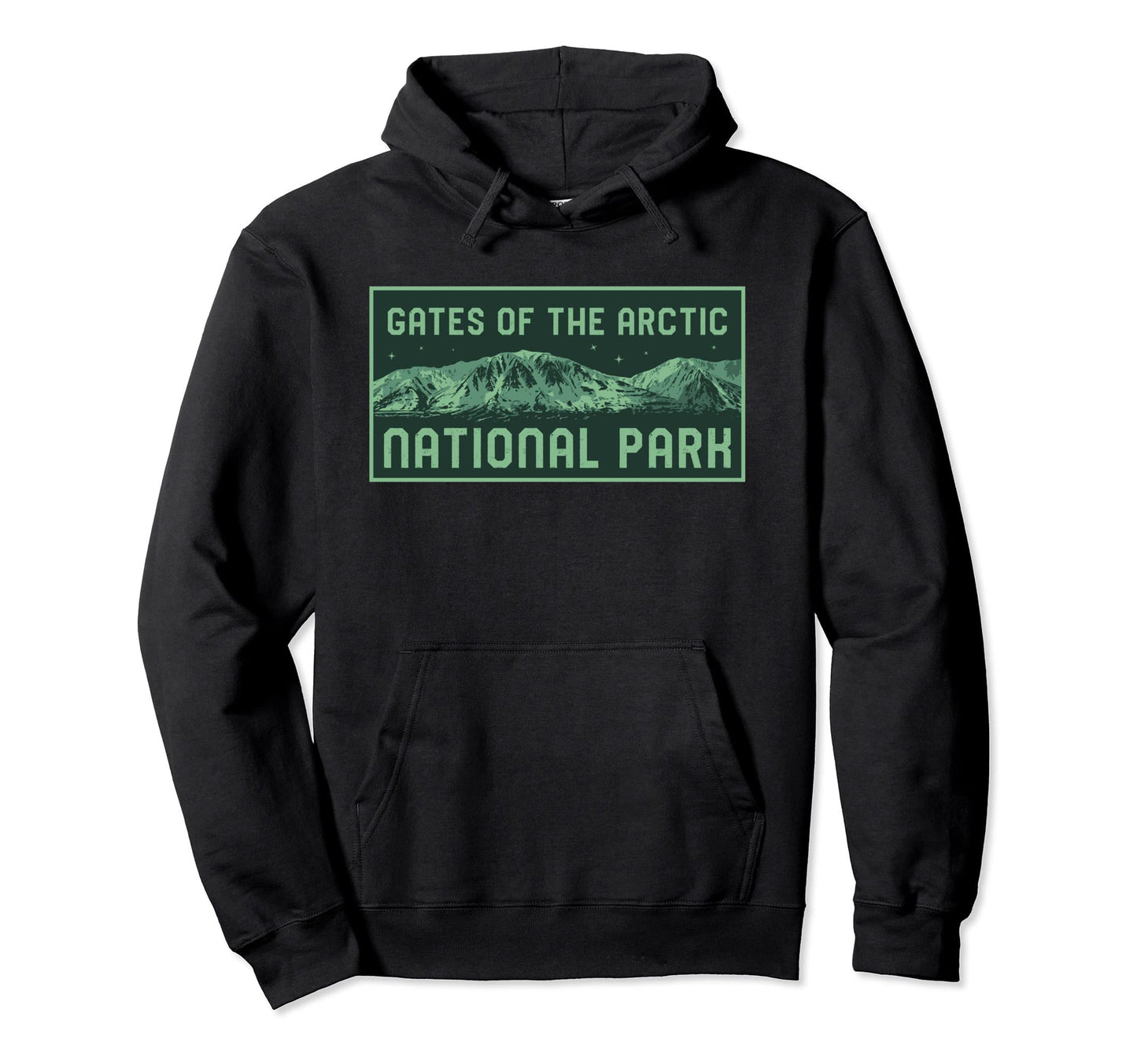 Gates Arctic National Park Alaska Hoodie - Graphic Print for Adults - T-Shirt, Sweatshirt, Hoodie