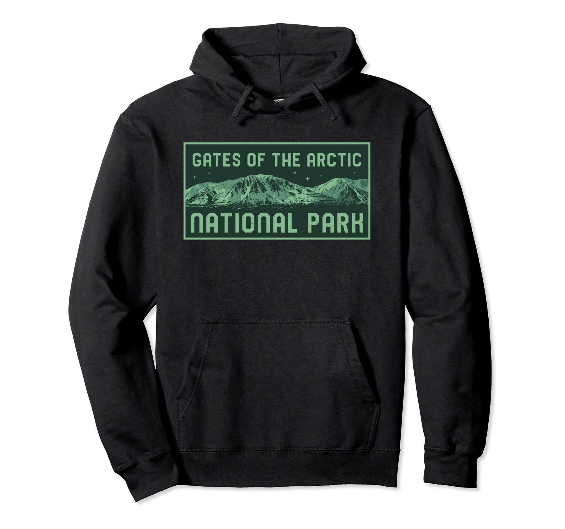Gates Arctic National Park Alaska Hoodie - Graphic Print for Adults - T-Shirt, Sweatshirt, Hoodie