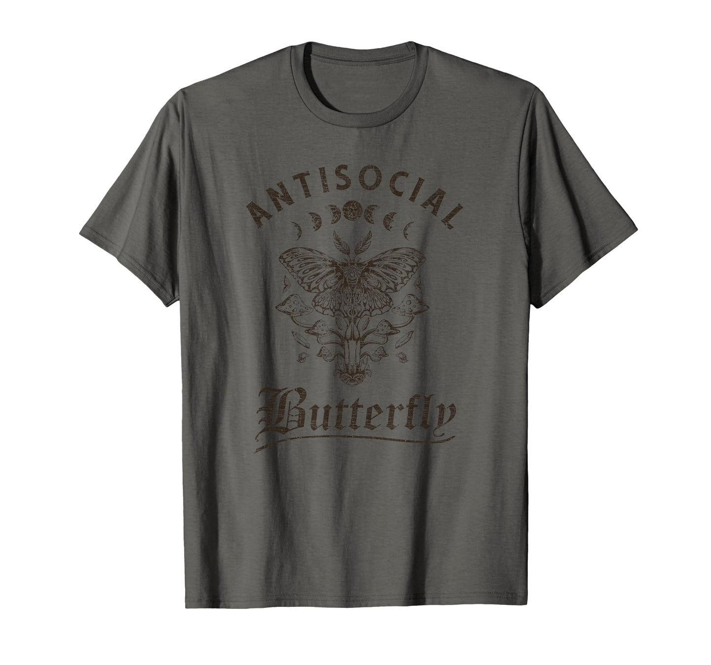 Antisocial Butterfly Grunge T-Shirt - Aesthetic Graphic Men Women - T-Shirt, Sweatshirt, Hoodie