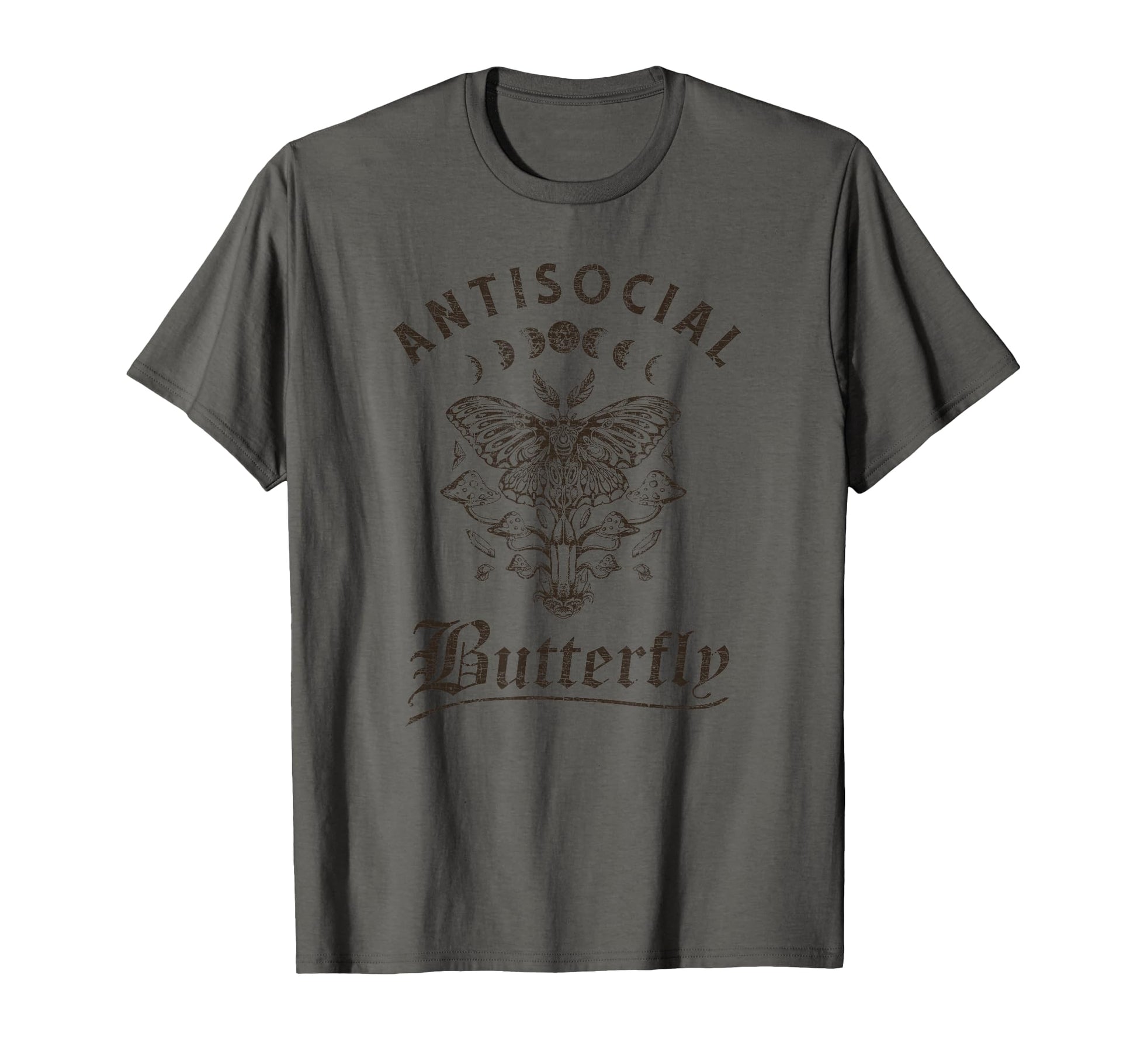 Antisocial Butterfly Grunge T-Shirt - Aesthetic Graphic Men Women - T-Shirt, Sweatshirt, Hoodie