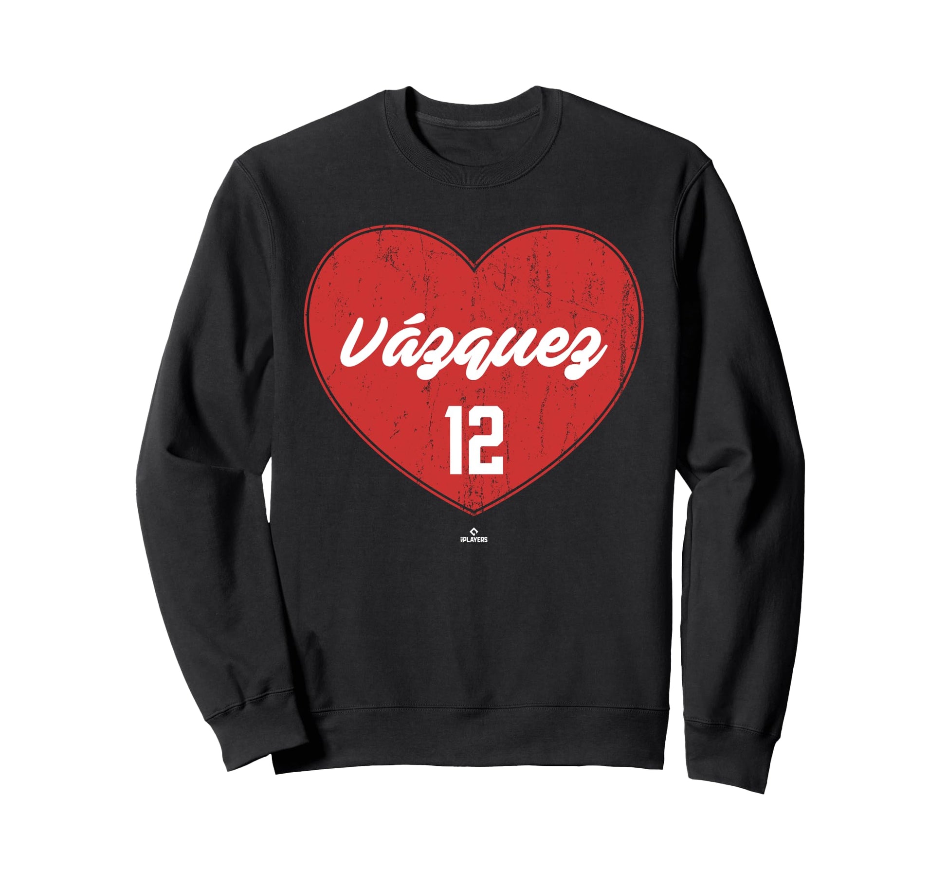 Distressed Heart Luis V Zquez Sweatshirt - Casual Everyday Wear for Adults - T-Shirt, Sweatshirt, Hoodie