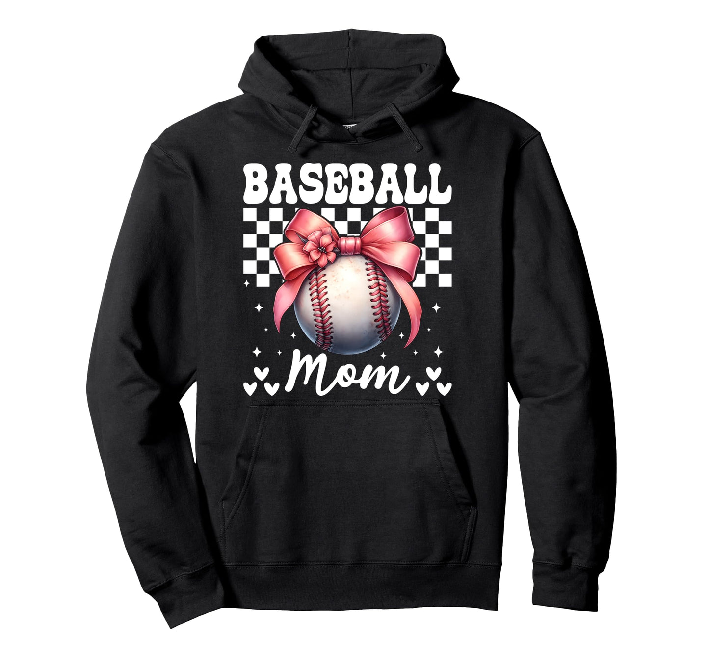 Baseball Mom Baseball Mama Mothers Day Hoodie - Aesthetic Graphic Unisex - T-Shirt, Sweatshirt, Hoodie