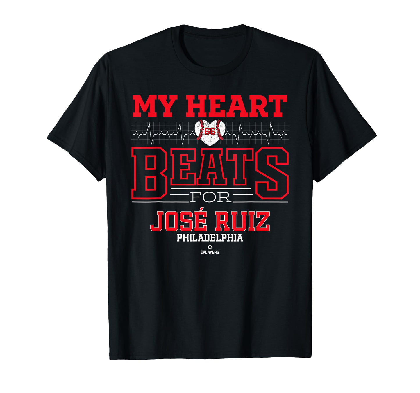 My Heart Beats Jos Ruiz Philadelphia T-Shirt - Novelty Apparel Men Women - T-Shirt, Sweatshirt, Hoodie