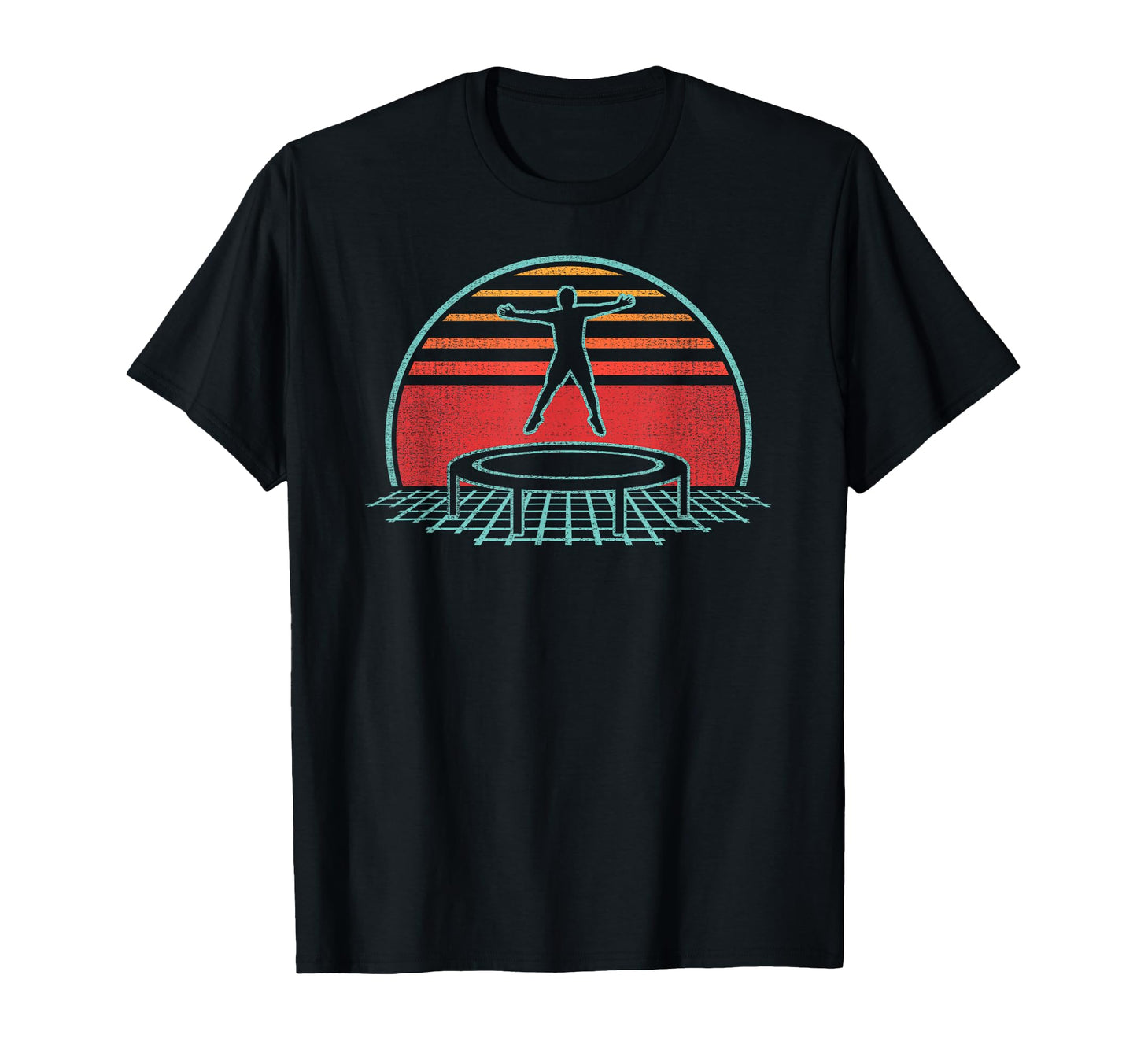 Trampoline 80S T-Shirt - Novelty Apparel Men Women - T-Shirt, Sweatshirt, Hoodie
