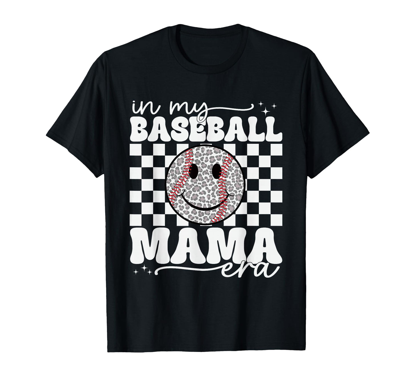 My Baseball Mom Mama Era Leopard Mom T-Shirt - Custom Art Print for Adults - T-Shirt, Sweatshirt, Hoodie