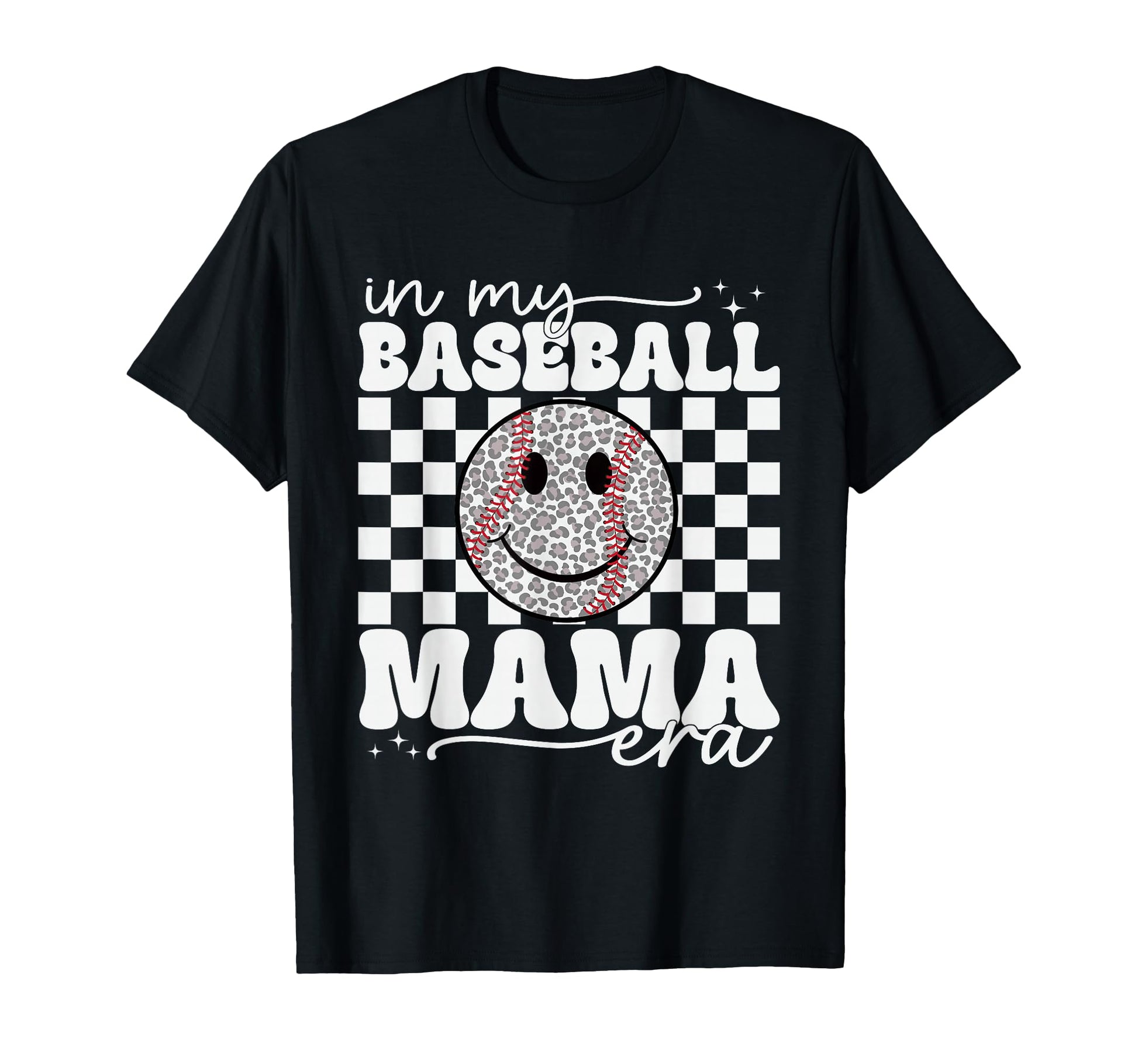 My Baseball Mom Mama Era Leopard Mom T-Shirt - Custom Art Print for Adults - T-Shirt, Sweatshirt, Hoodie