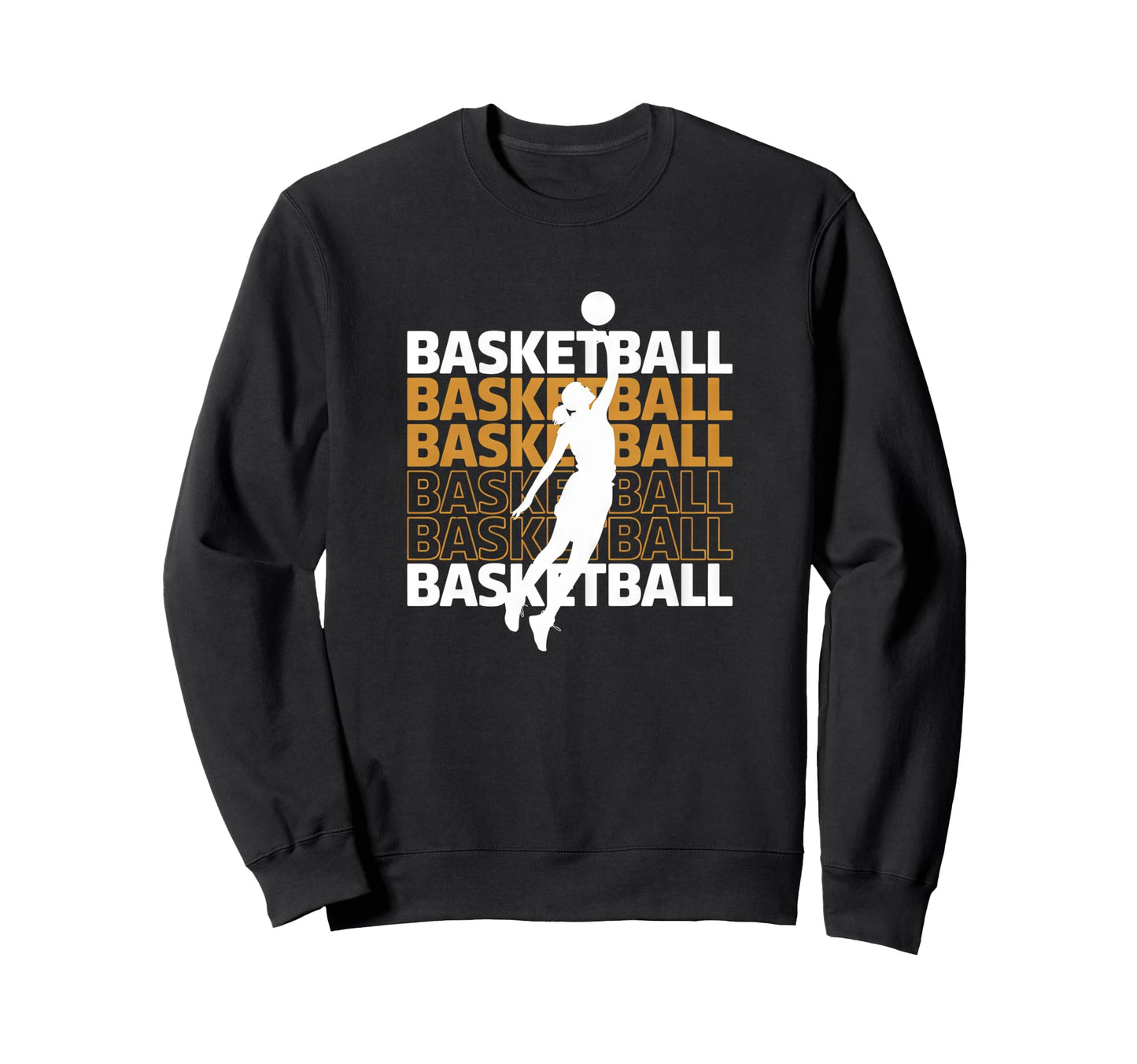 Womens Basketball Silhouette Sweatshirt - Novelty Apparel for Adults - T-Shirt, Sweatshirt, Hoodie