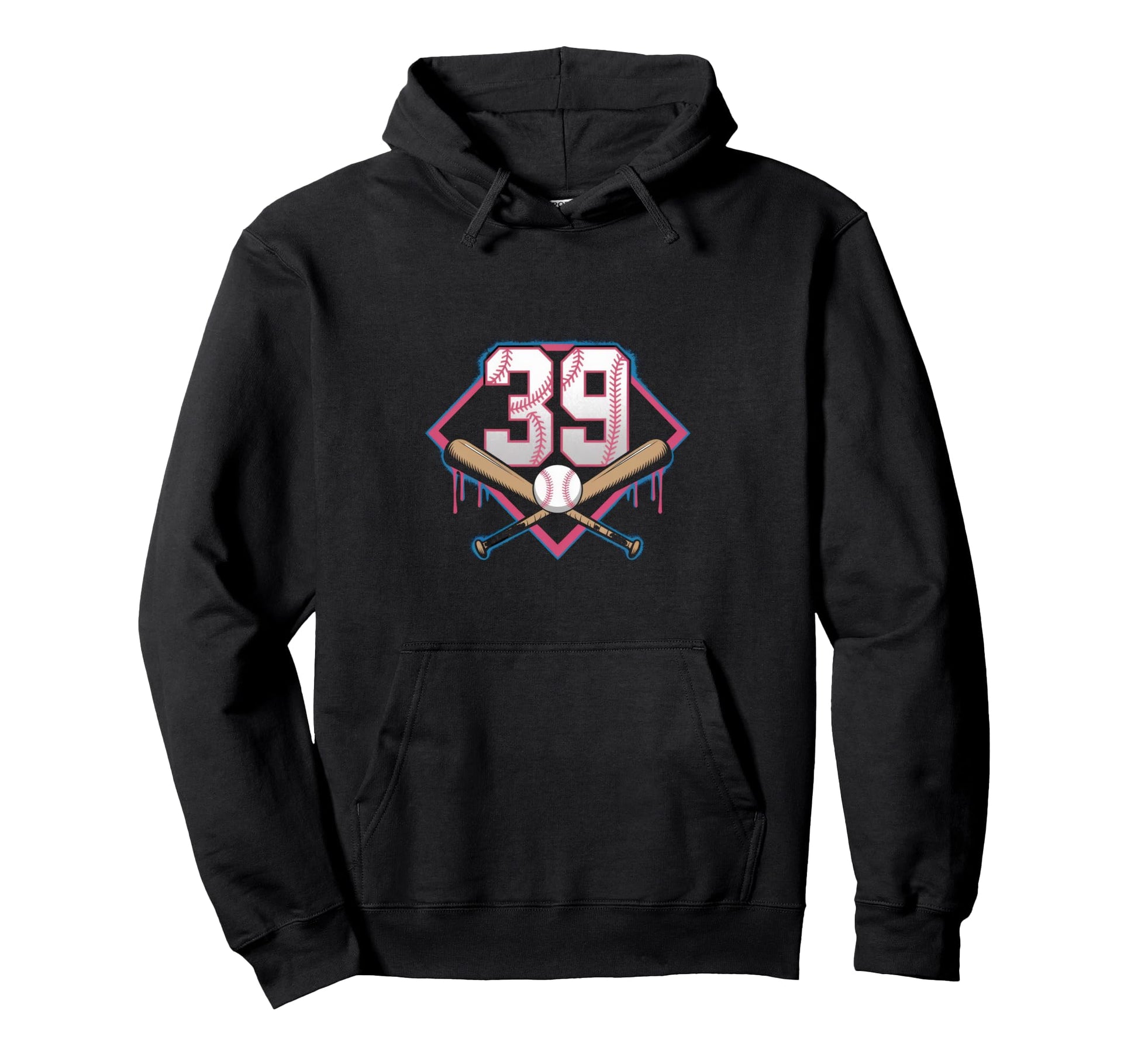 Sprinkle 39Th Birthday Baseball Home Ice Hoodie - Streetwear Style Unisex - T-Shirt, Sweatshirt, Hoodie