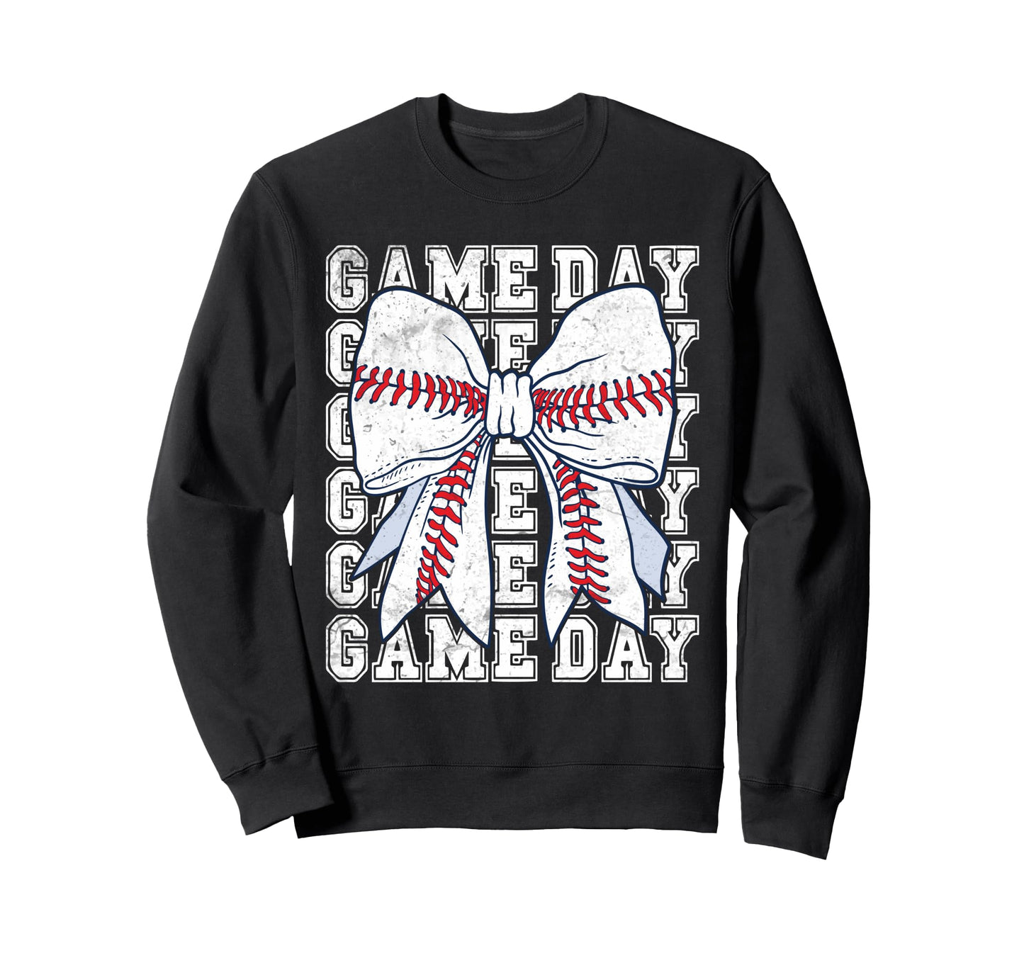 Game Day Baseball Mom Mother Sweatshirt - Casual Everyday Wear Men Women - T-Shirt, Sweatshirt, Hoodie