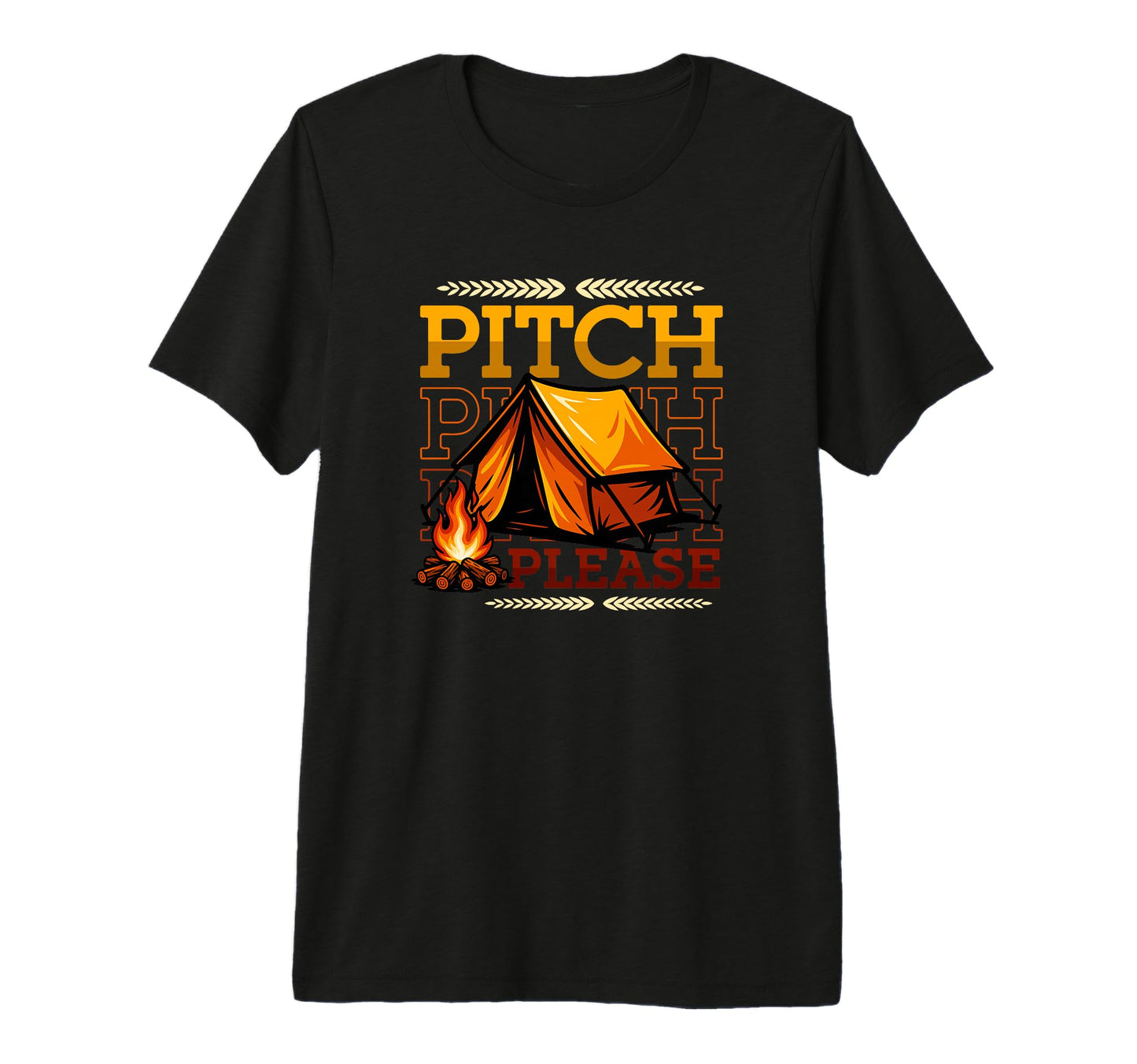 Funny Camping Sarcastic Camper Tent T-Shirt - Graphic Print Men Women - T-Shirt, Sweatshirt, Hoodie