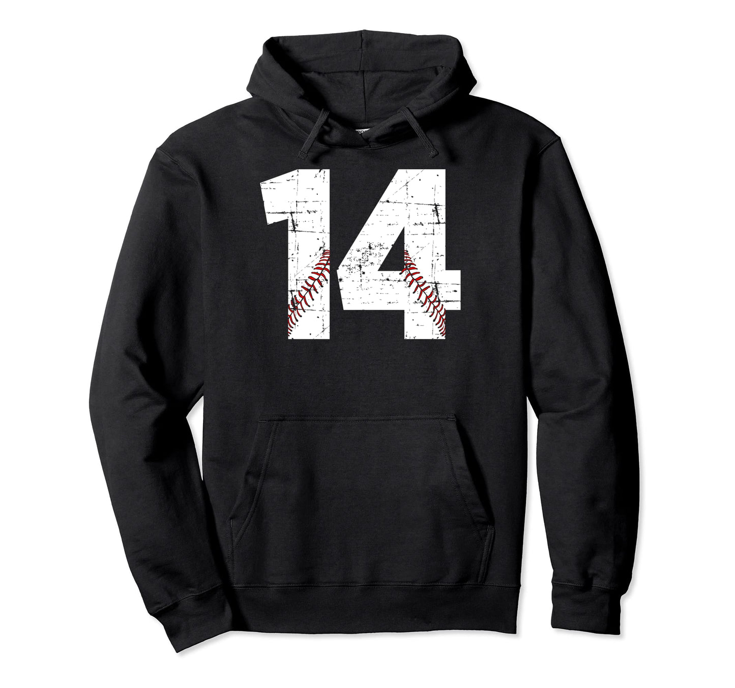 14Th Birthday Or 14 Year Old Baseball Hoodie - Custom Art Print Unisex - T-Shirt, Sweatshirt, Hoodie