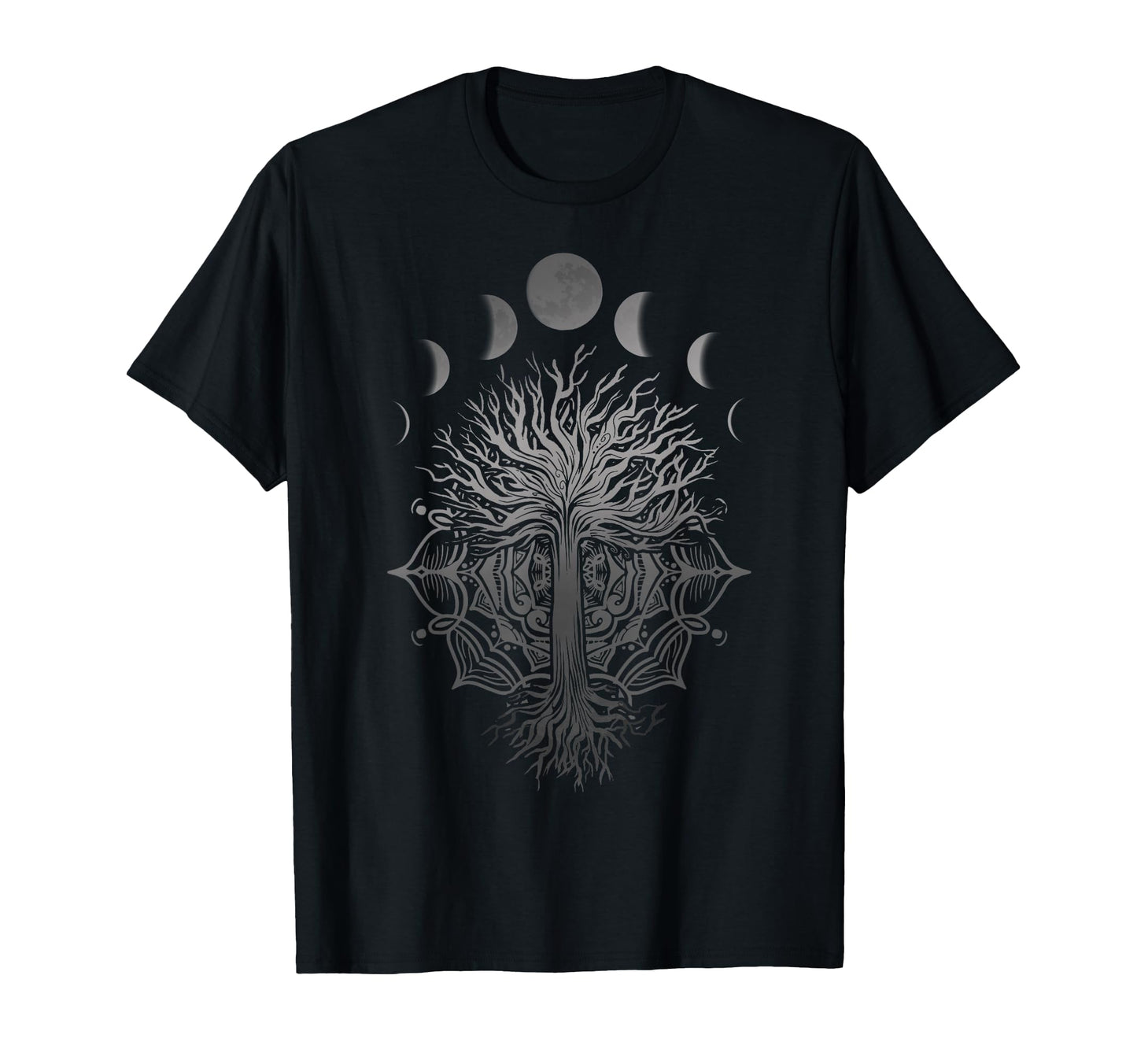 Phases Moon Symbol 60S 70S Vibe T-Shirt - Casual Everyday Wear for Adults - T-Shirt, Sweatshirt, Hoodie