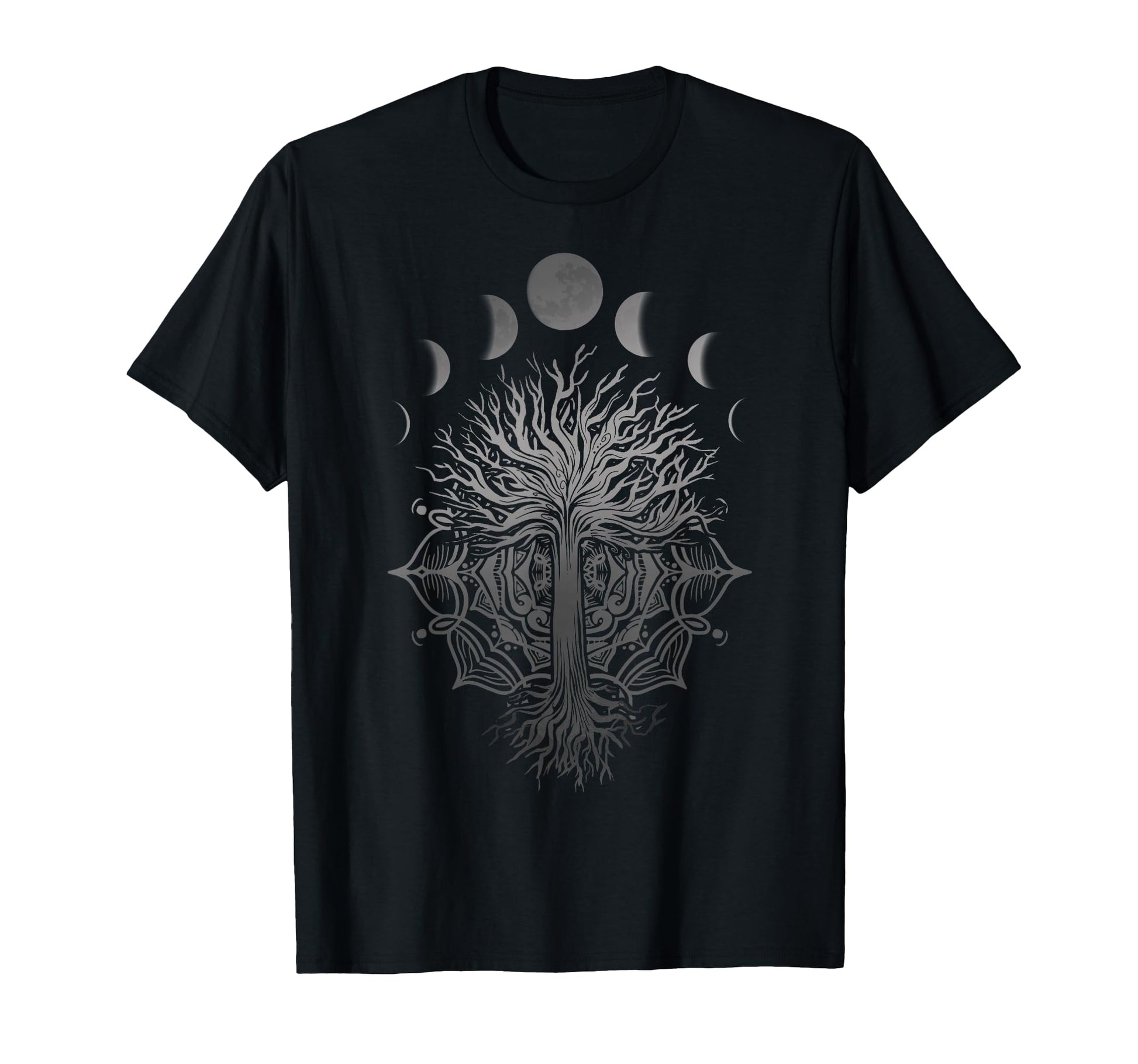 Phases Moon Symbol 60S 70S Vibe T-Shirt - Casual Everyday Wear for Adults - T-Shirt, Sweatshirt, Hoodie