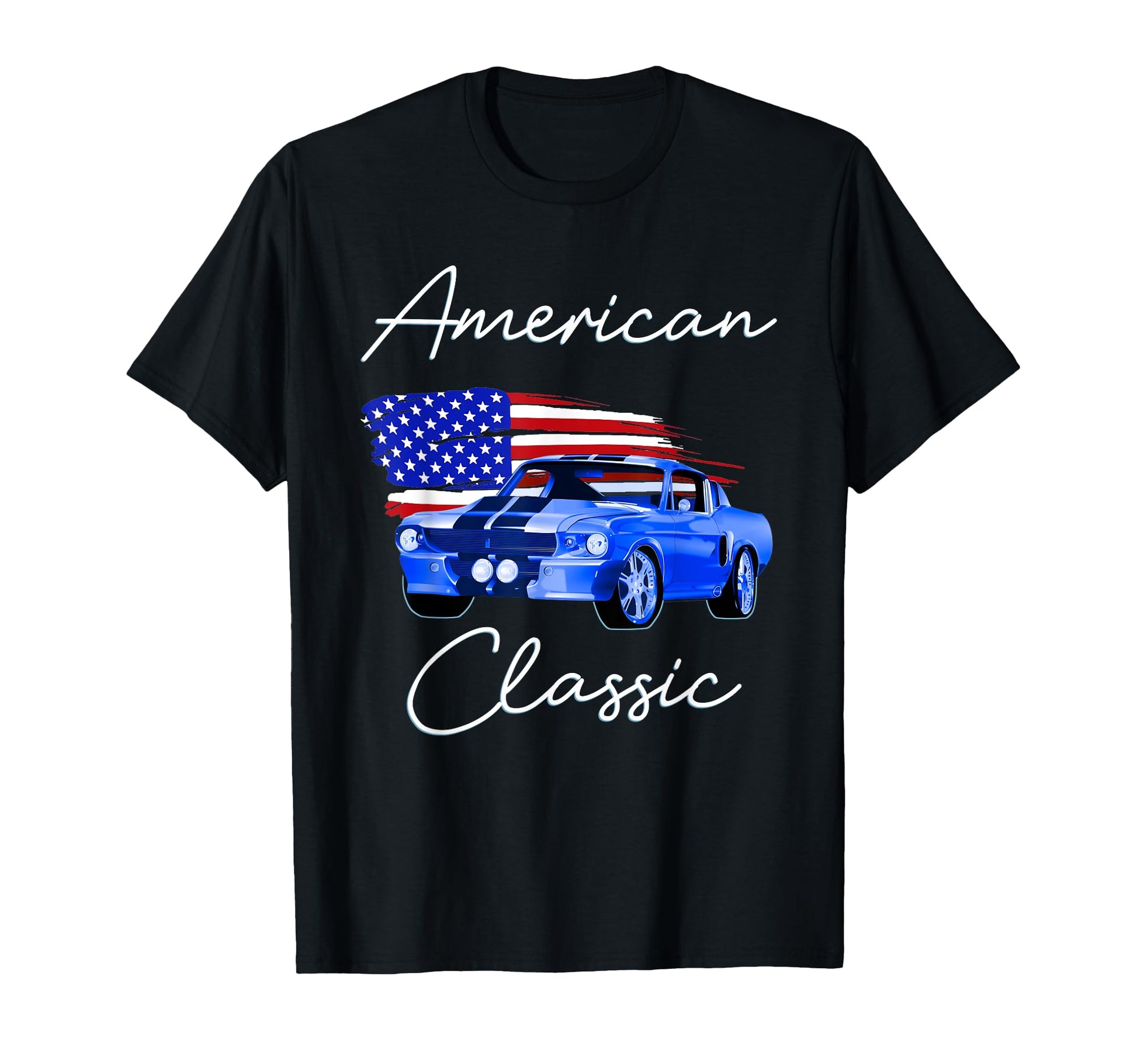 American Muscle Car T-Shirt - Fun Novelty Design for Adults - T-Shirt, Sweatshirt, Hoodie