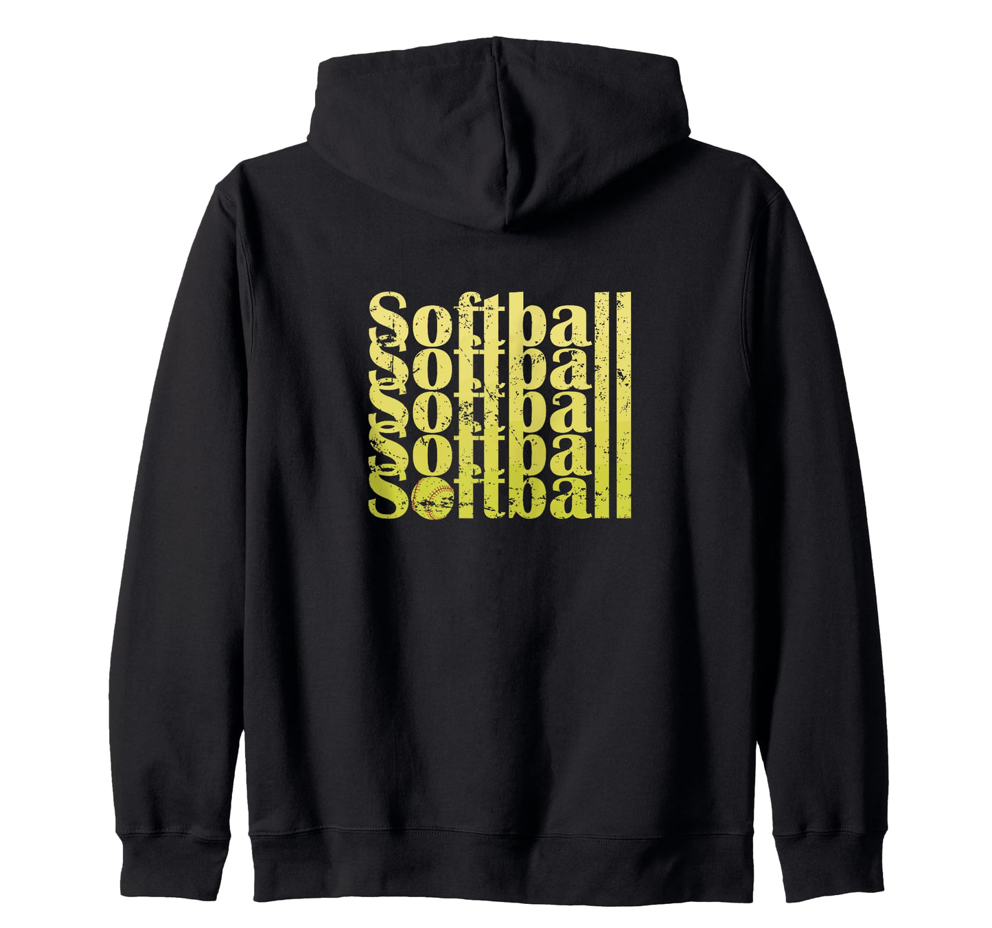 Softball Sports Typography Softball T-Shirt - Fun Novelty Design Unisex - T-Shirt, Sweatshirt, Hoodie