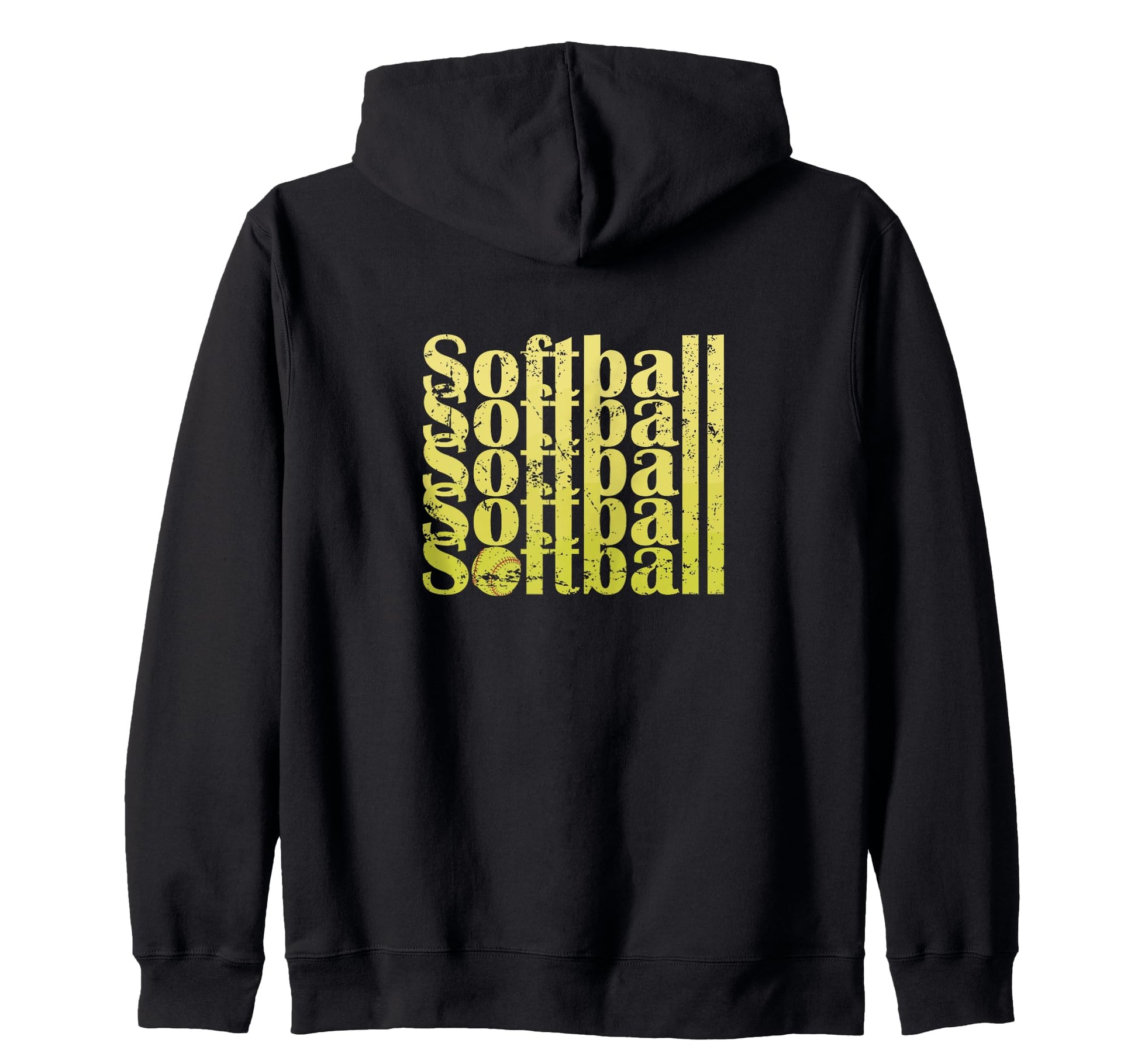 Softball Sports Typography Softball T-Shirt - Fun Novelty Design Unisex - T-Shirt, Sweatshirt, Hoodie