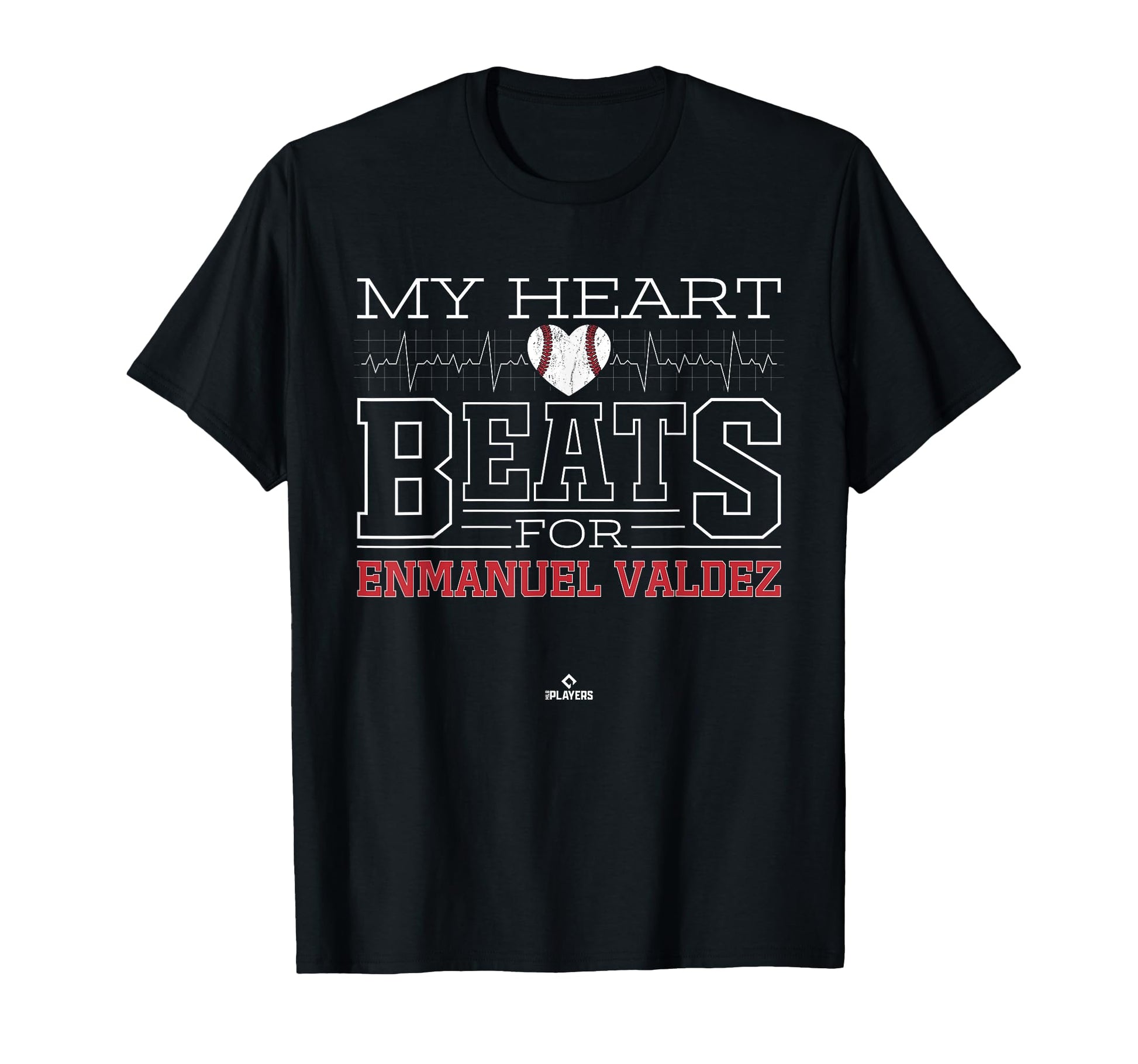 My Heart Beats Enmanuel Valdez T-Shirt - Fun Novelty Design Unisex - T-Shirt, Sweatshirt, Hoodie