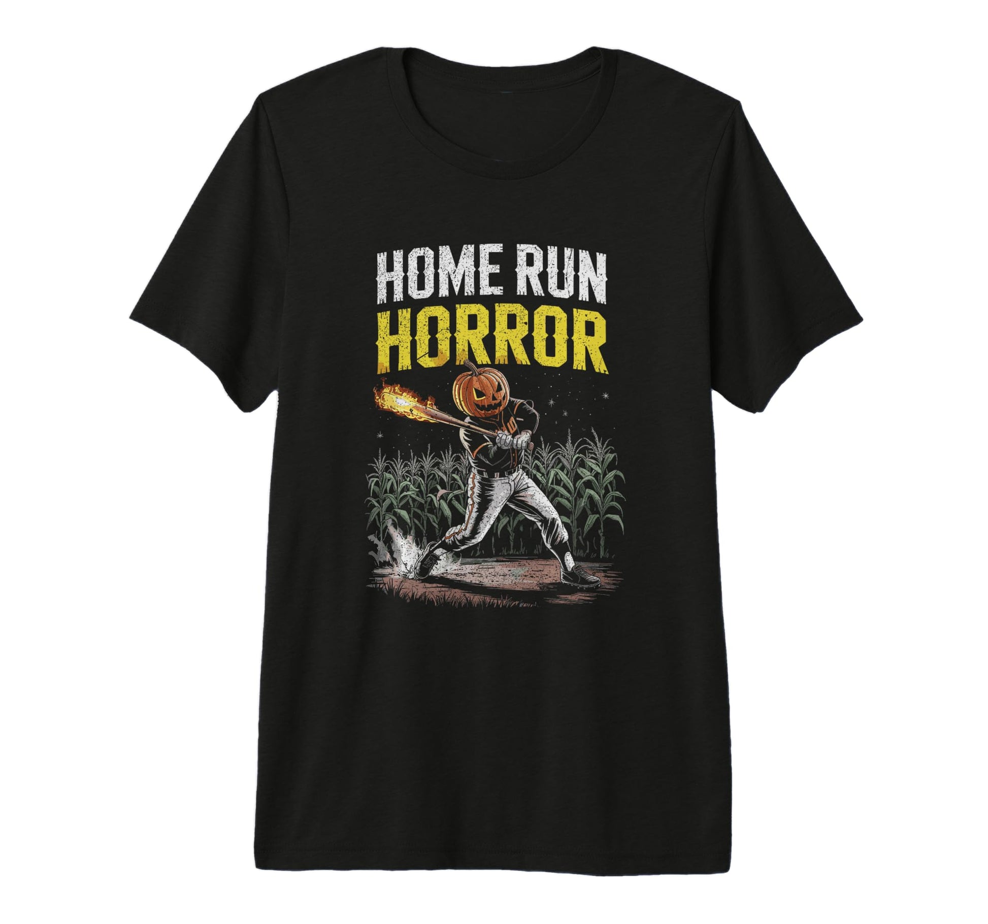 Home Run Horror Track And Tomb Runner T-Shirt - Minimalist Print Unisex - T-Shirt, Sweatshirt, Hoodie