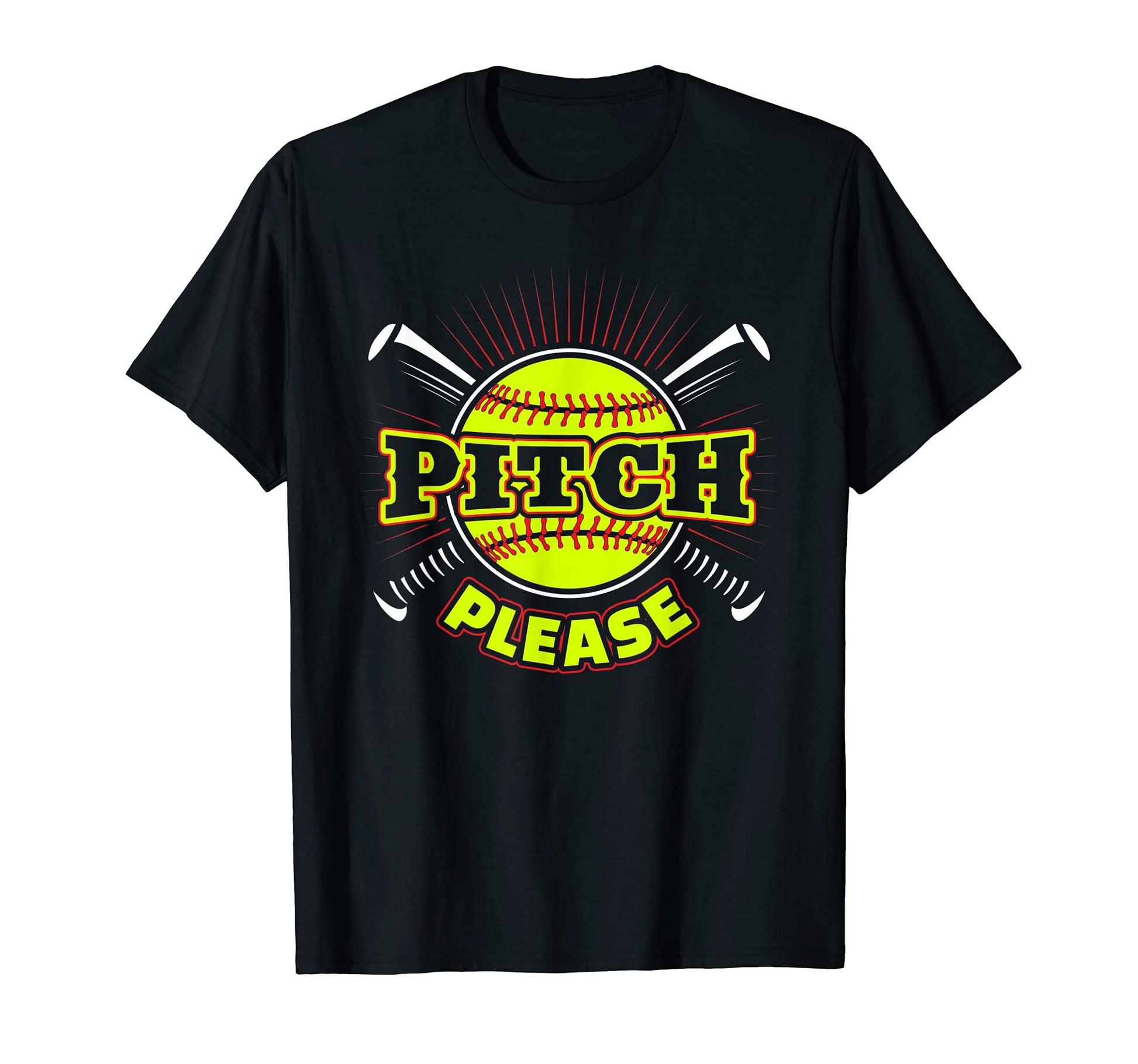 Pitch Please Softball T-Shirt - Streetwear Style Men Women - T-Shirt, Sweatshirt, Hoodie