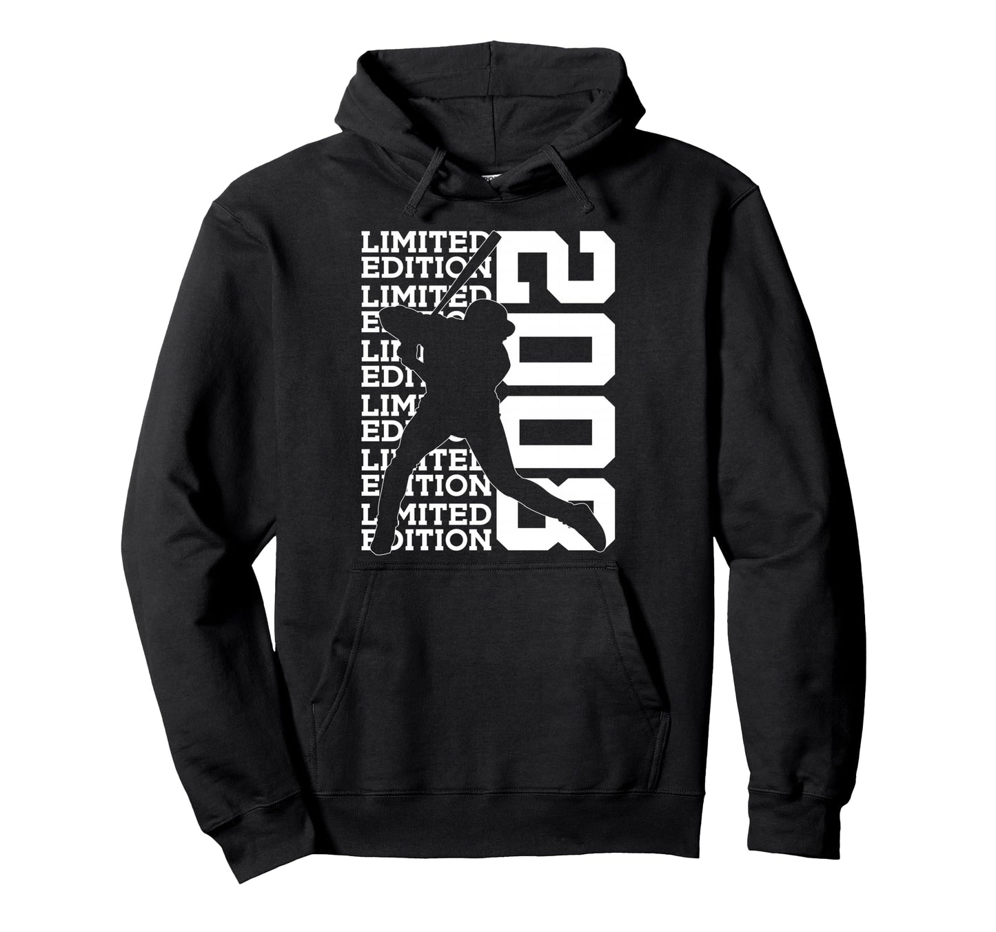 2008 Baseball 18Th Birthday Hoodie - Aesthetic Graphic for Adults - T-Shirt, Sweatshirt, Hoodie