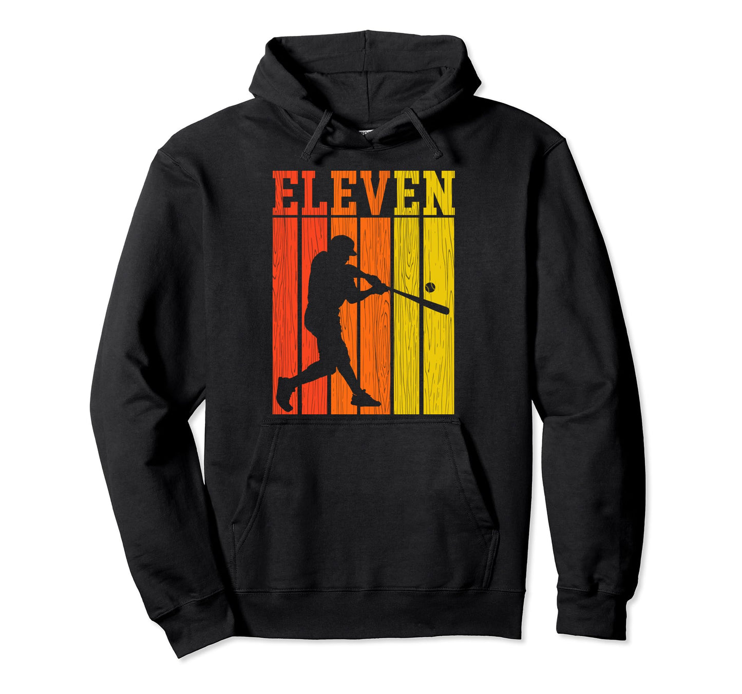 11Th Birthday Gift Eleven Baseball 11 Hoodie - Novelty Apparel Men Women - T-Shirt, Sweatshirt, Hoodie