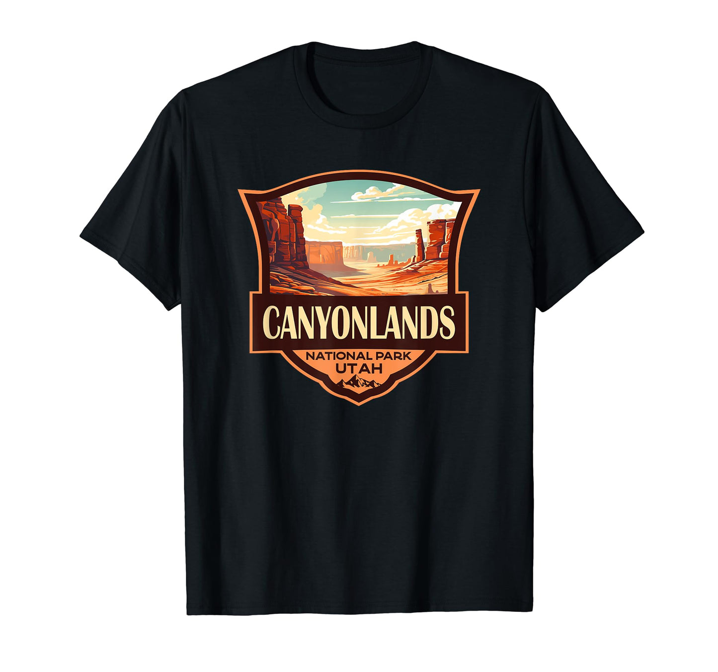 Canyonlands National Park Illustration T-Shirt - Novelty Apparel Unisex - T-Shirt, Sweatshirt, Hoodie