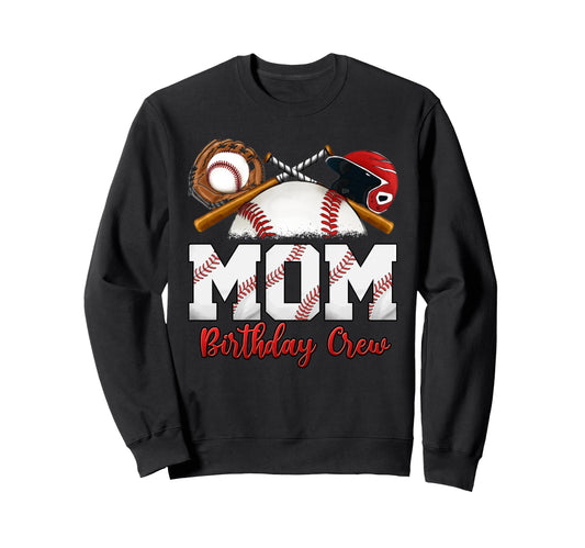 Baseball Birthday Party Sports Sweatshirt - Unique Graphic for Adults - T-Shirt, Sweatshirt, Hoodie