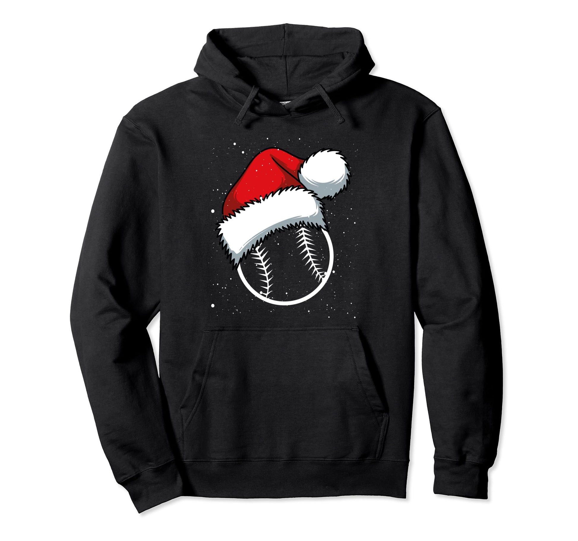 Baseball Merry Santa Claus Pitcher Hoodie - Streetwear Style for Adults - T-Shirt, Sweatshirt, Hoodie