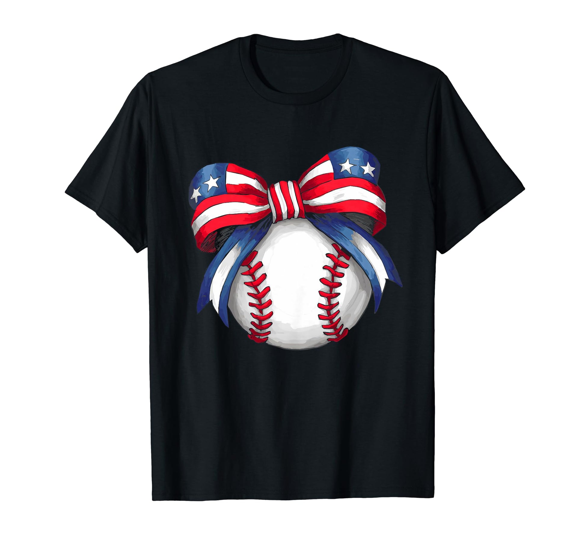 4Th July Baseball Coquette Patriotic T-Shirt - Novelty Apparel Men Women - T-Shirt, Sweatshirt, Hoodie