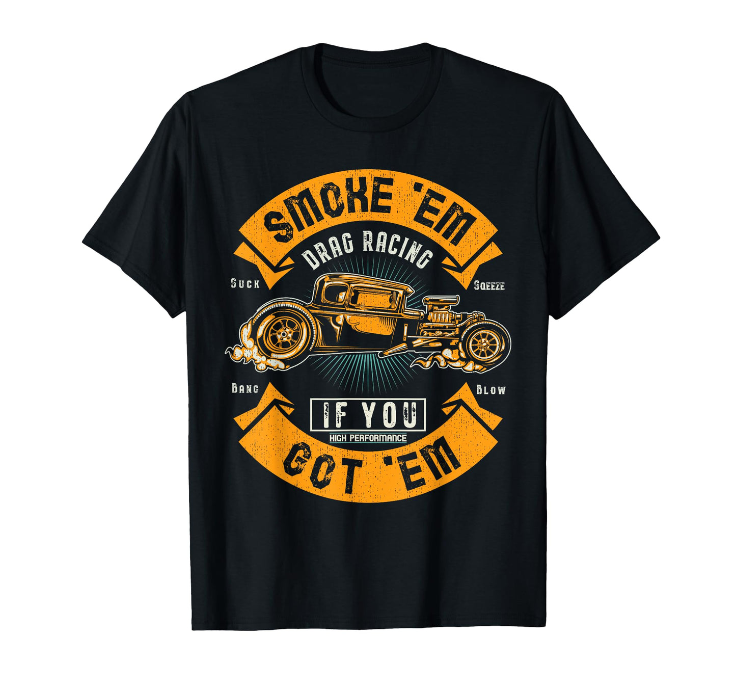 Drag Racing Car Gift Old Guys Dad T-Shirt - Graphic Print for Adults - T-Shirt, Sweatshirt, Hoodie