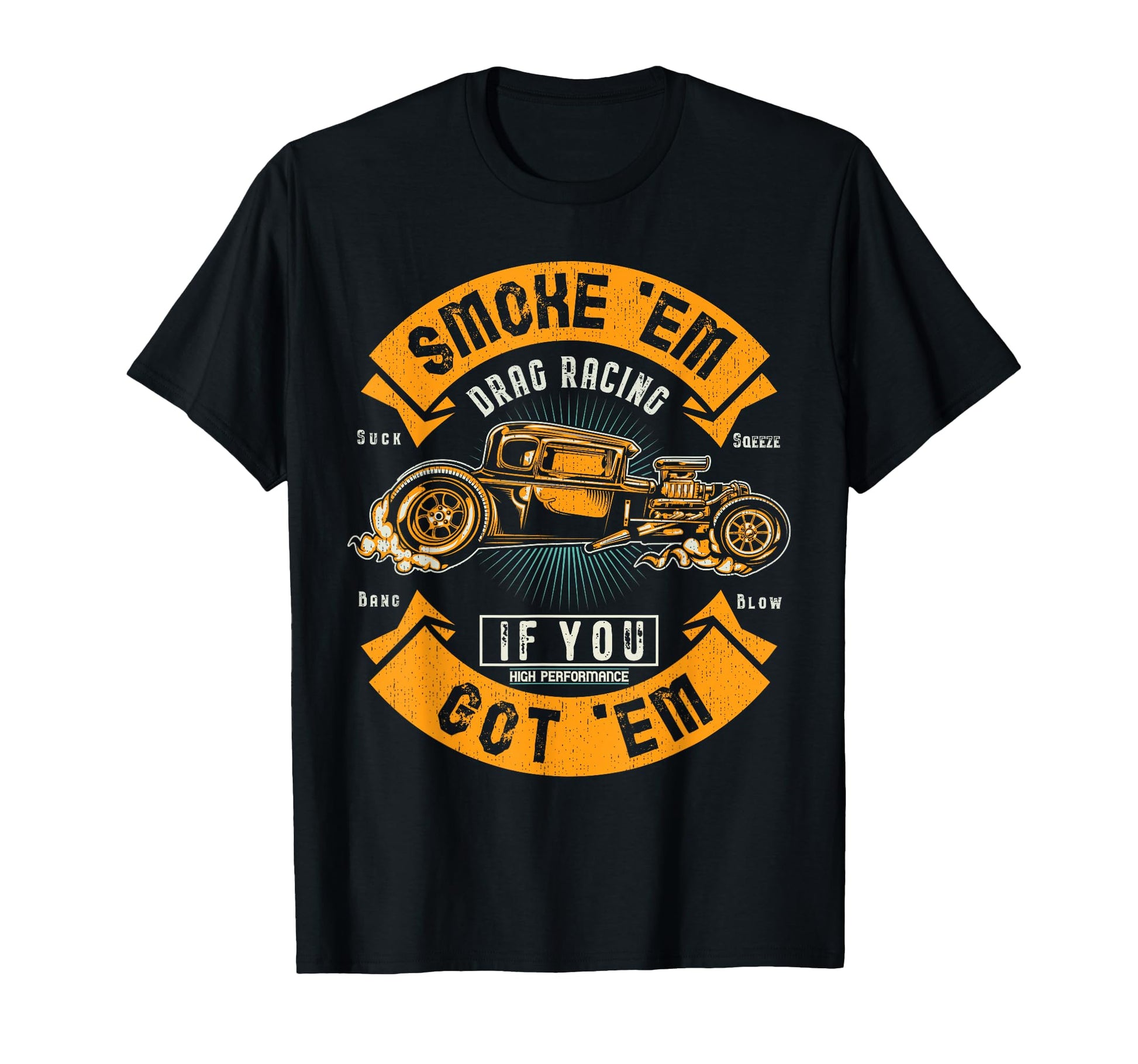 Drag Racing Car Gift Old Guys Dad T-Shirt - Graphic Print for Adults - T-Shirt, Sweatshirt, Hoodie