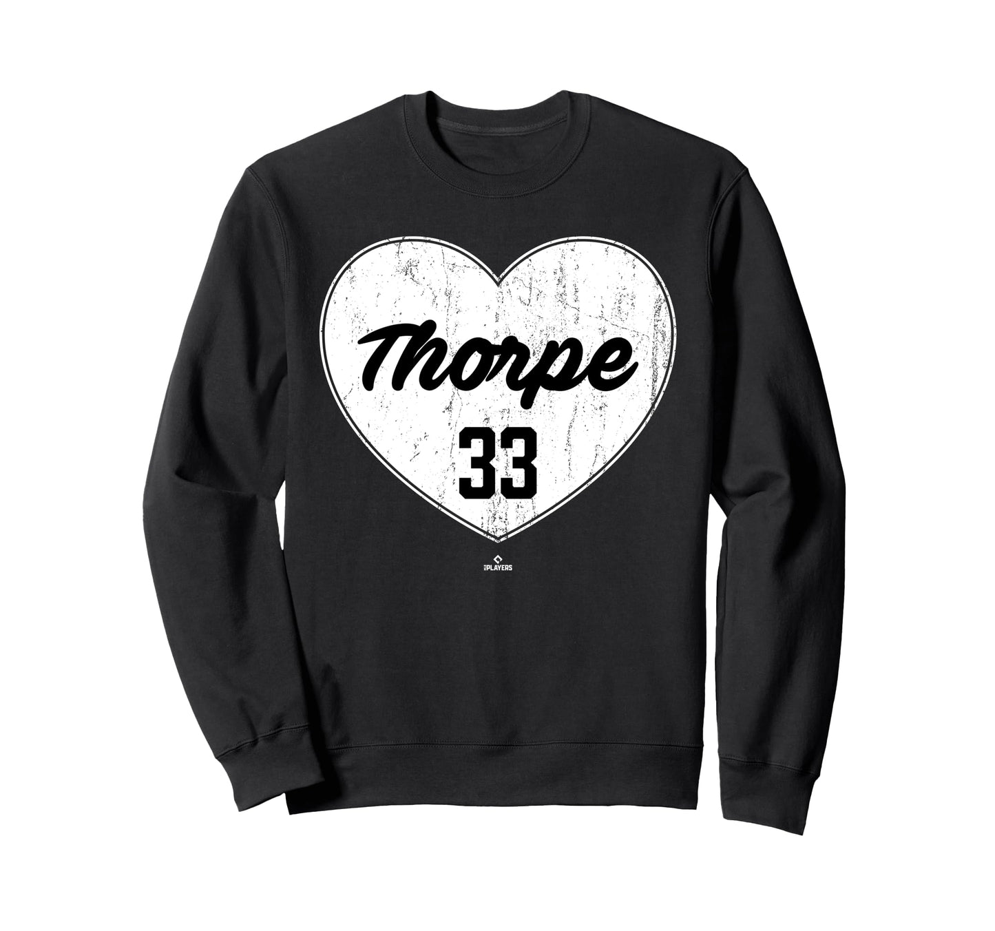 Distressed Heart Drew Thorpe Chicago Sweatshirt - Novelty Apparel Unisex - T-Shirt, Sweatshirt, Hoodie
