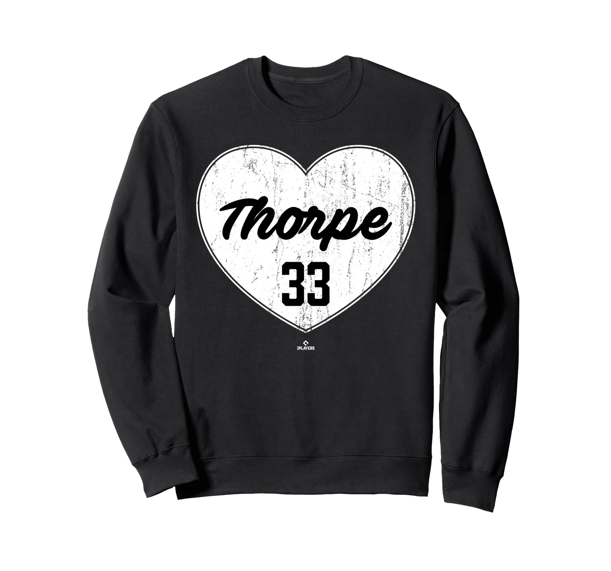 Distressed Heart Drew Thorpe Chicago Sweatshirt - Novelty Apparel Unisex - T-Shirt, Sweatshirt, Hoodie