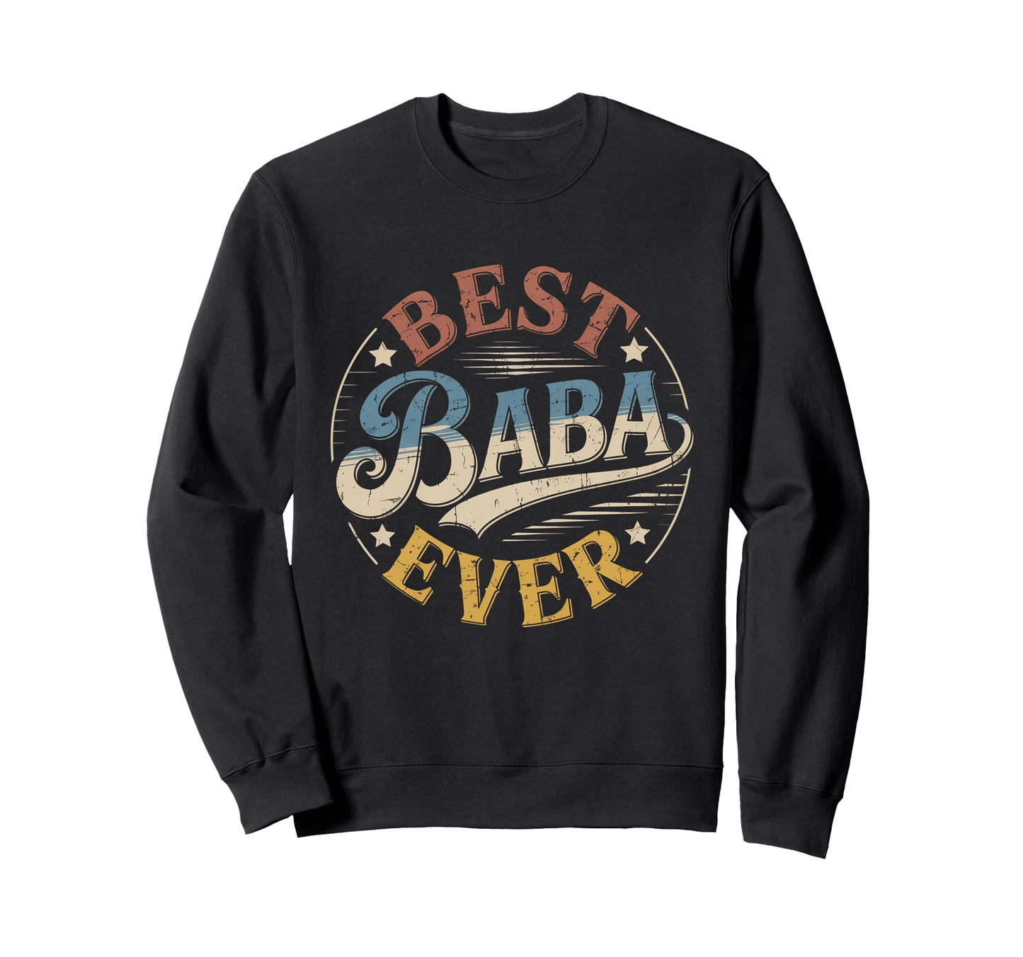 Best Baba Ever Sunset Arabic Father Sweatshirt - Unique Graphic for Adults - T-Shirt, Sweatshirt, Hoodie