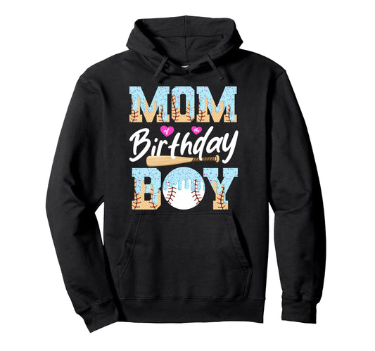 Baseball Ice Cream Drip Mom Birthday Hoodie - Minimalist Print Unisex - T-Shirt, Sweatshirt, Hoodie