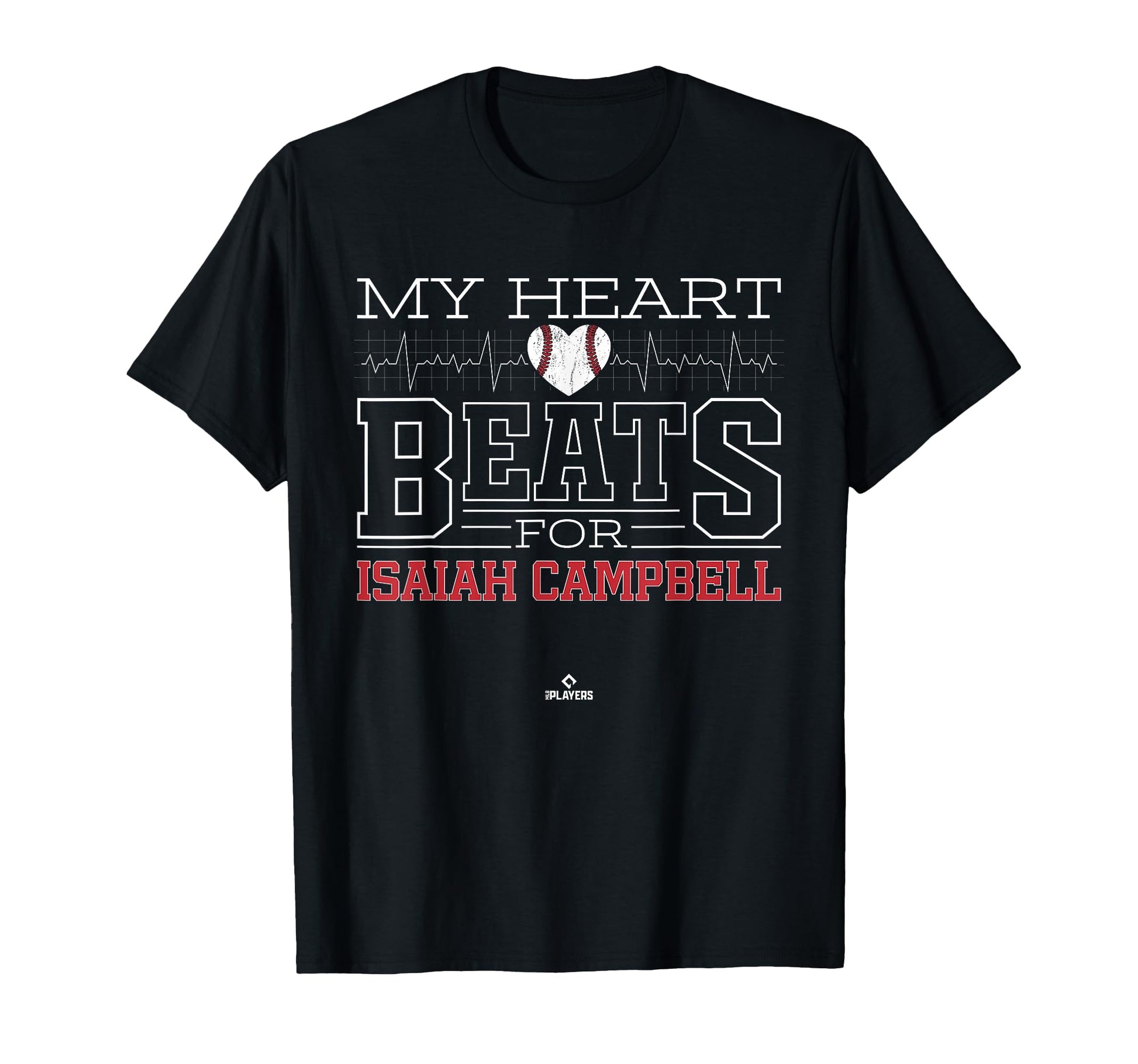 My Heart Beats Isaiah Campbell Prospect T-Shirt - Novelty Apparel Unisex - T-Shirt, Sweatshirt, Hoodie