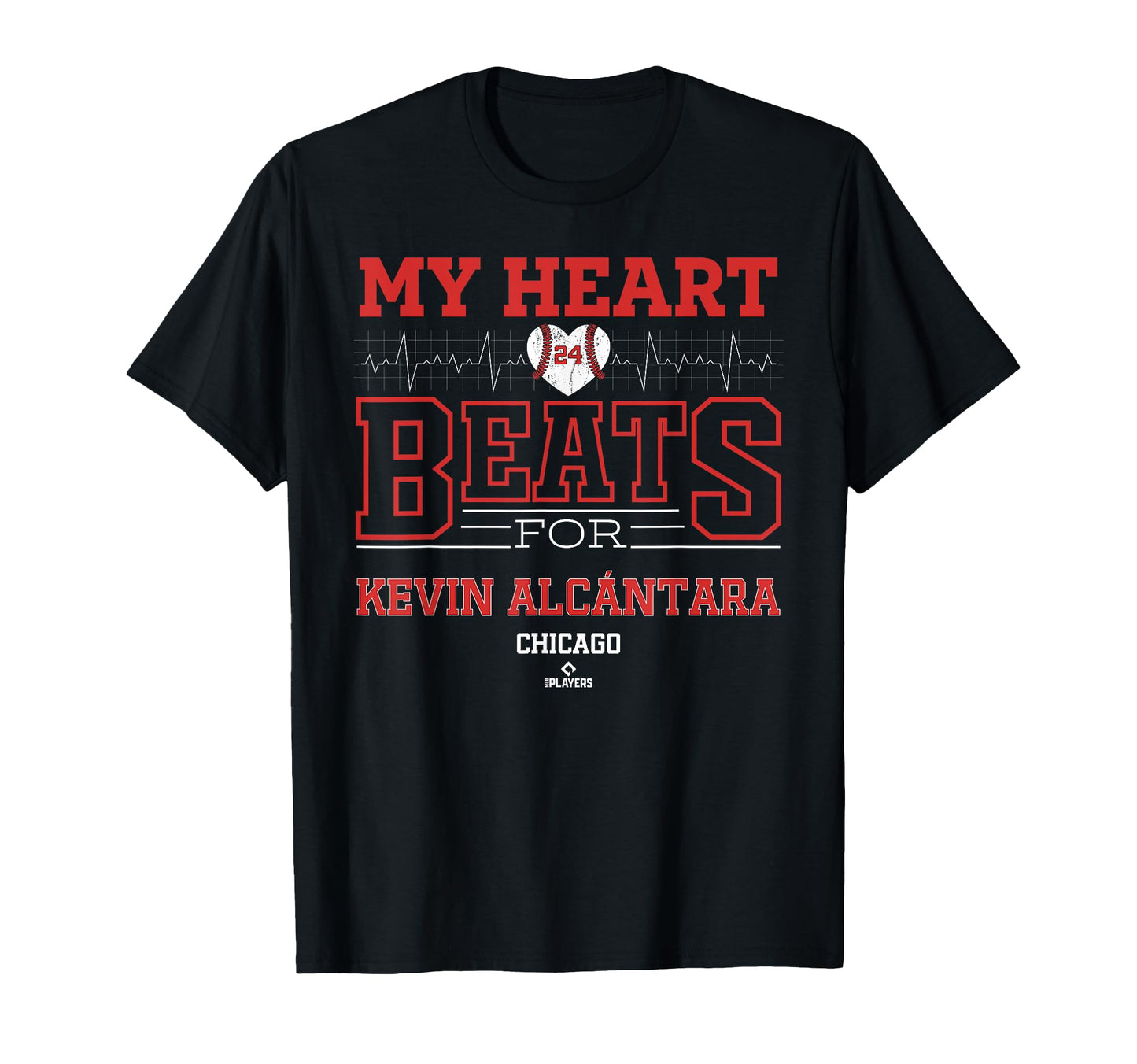 My Heart Beats Kevin Alc Ntara Chicago T-Shirt - Graphic Print Men Women - T-Shirt, Sweatshirt, Hoodie