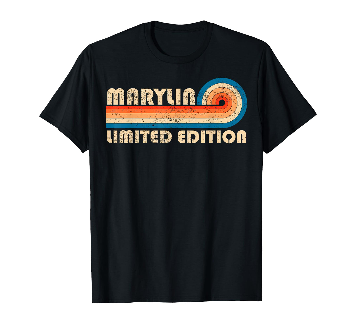 Marylin 70S 80S Sunset Stripe T-Shirt - Trendy Graphic for Adults - T-Shirt, Sweatshirt, Hoodie