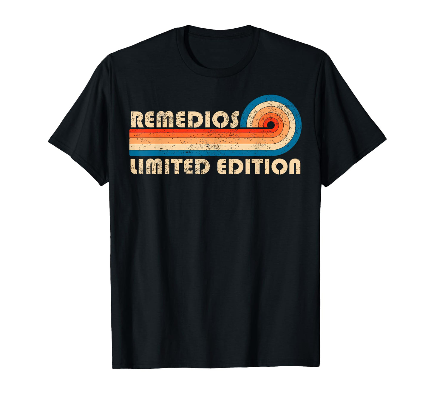 Remedios 70S 80S Sunset Stripe T-Shirt - Graphic Print Unisex - T-Shirt, Sweatshirt, Hoodie
