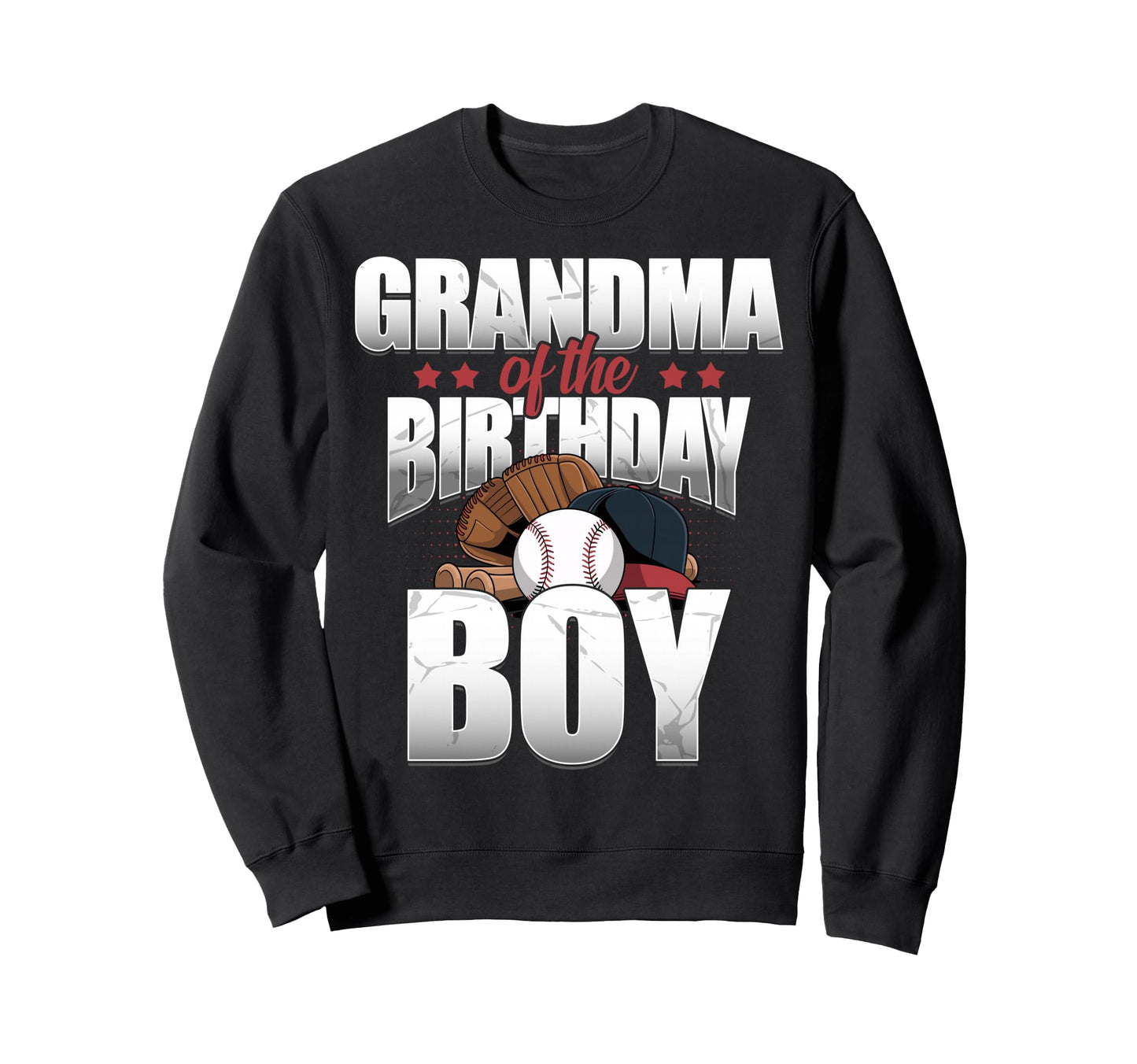 Grandma Birthday Matching Baseball Sweatshirt - Custom Art Print Men Women - T-Shirt, Sweatshirt, Hoodie
