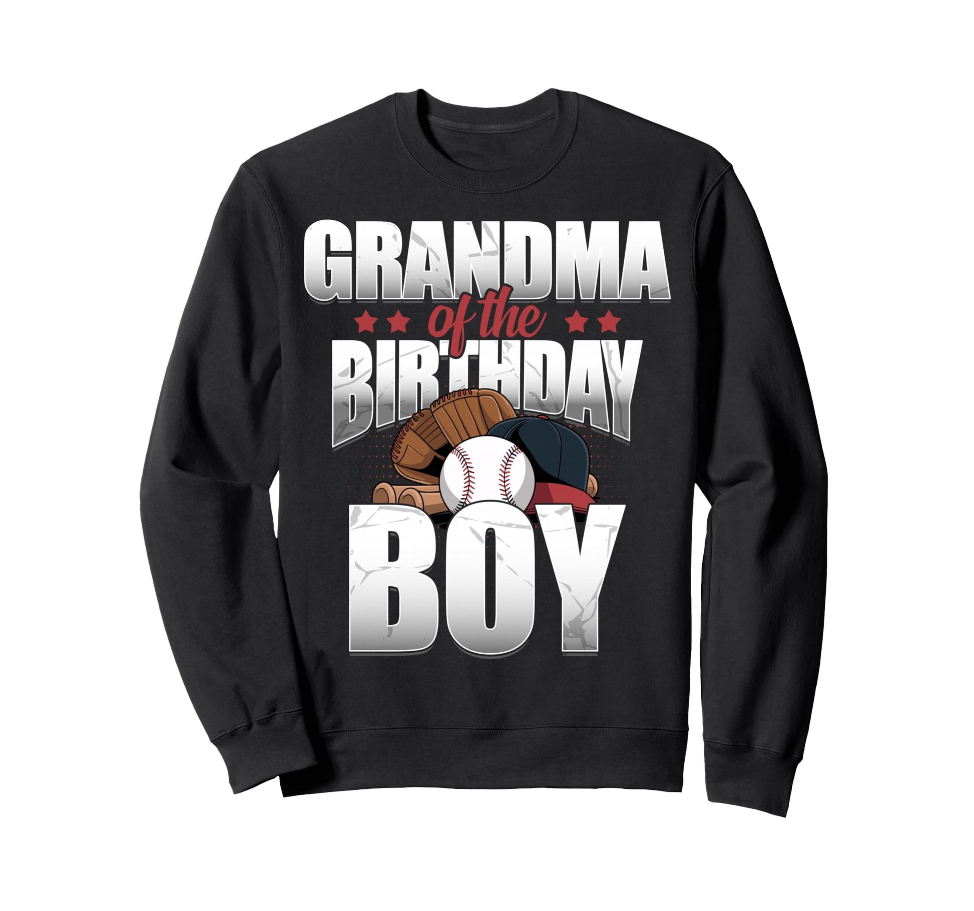 Grandma Birthday Matching Baseball Sweatshirt - Custom Art Print Men Women - T-Shirt, Sweatshirt, Hoodie