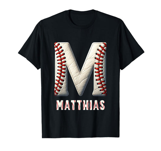 Baseball Home Run Amos Initial Letter T-Shirt - Novelty Apparel Men Women - T-Shirt, Sweatshirt, Hoodie