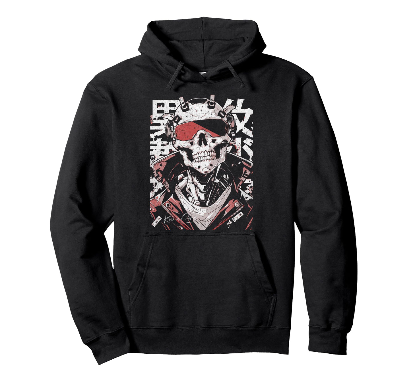 Japanese Streetwear Cyberpunk Y2K Hoodie - Fun Novelty Design for Adults - T-Shirt, Sweatshirt, Hoodie