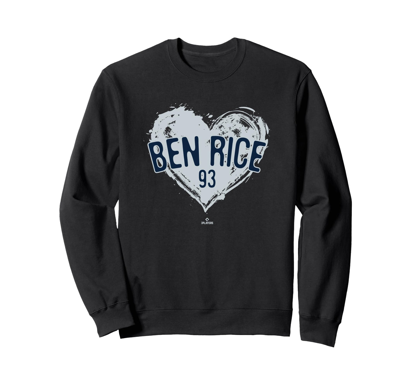 Distressed Heart Ben Rice New York Sweatshirt - Novelty Apparel Unisex - T-Shirt, Sweatshirt, Hoodie
