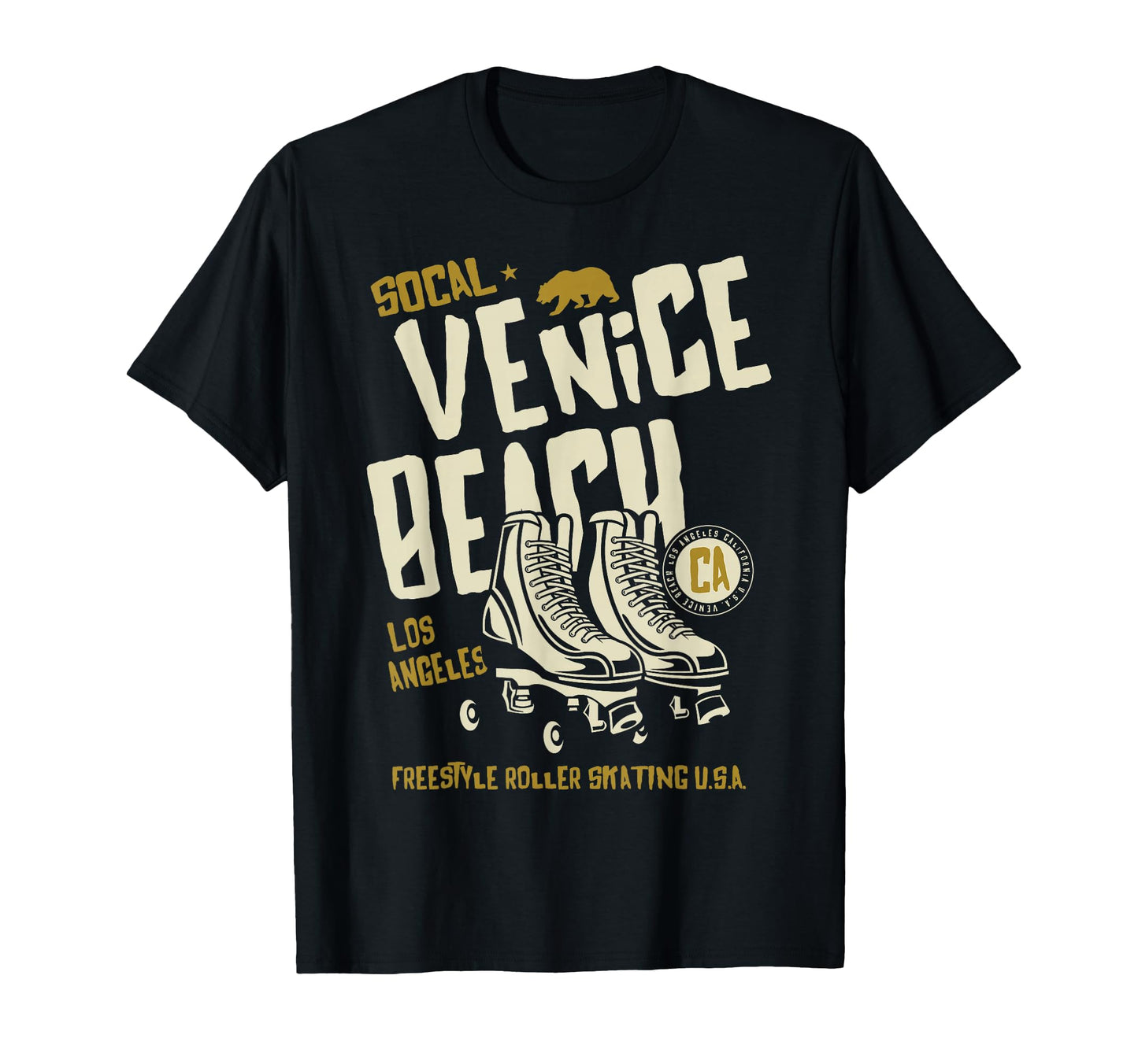Venice Beach California Roller Skate T-Shirt - Novelty Apparel Unisex - T-Shirt, Sweatshirt, Hoodie