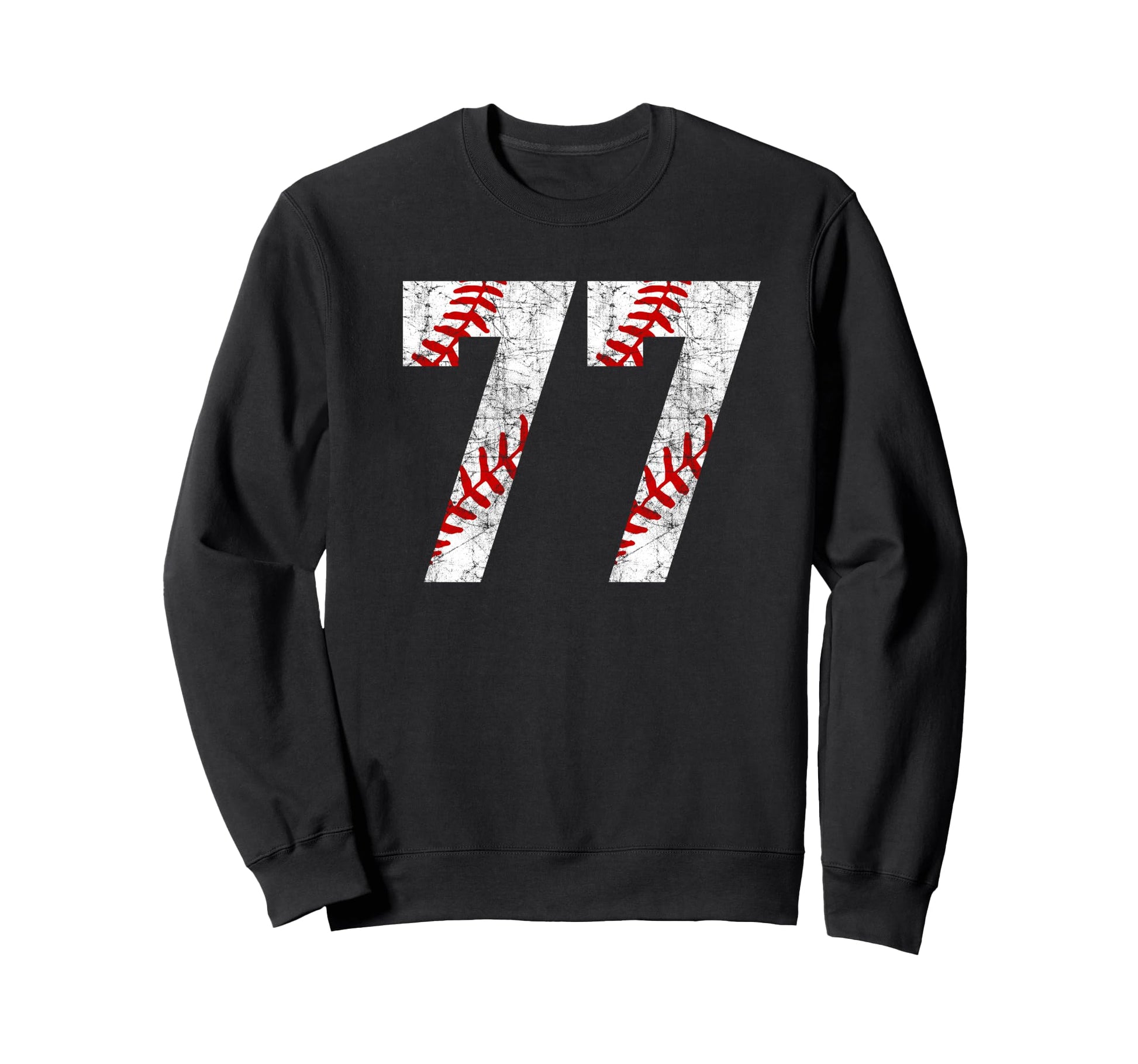 Baseball Mom 77 Jersey Baseball Sweatshirt - Minimalist Print Men Women - T-Shirt, Sweatshirt, Hoodie