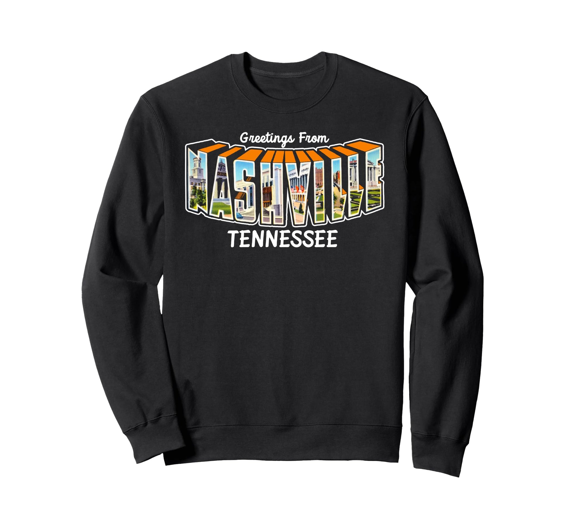 Nashville Tennessee Travel Sweatshirt - Streetwear Style Men Women - T-Shirt, Sweatshirt, Hoodie